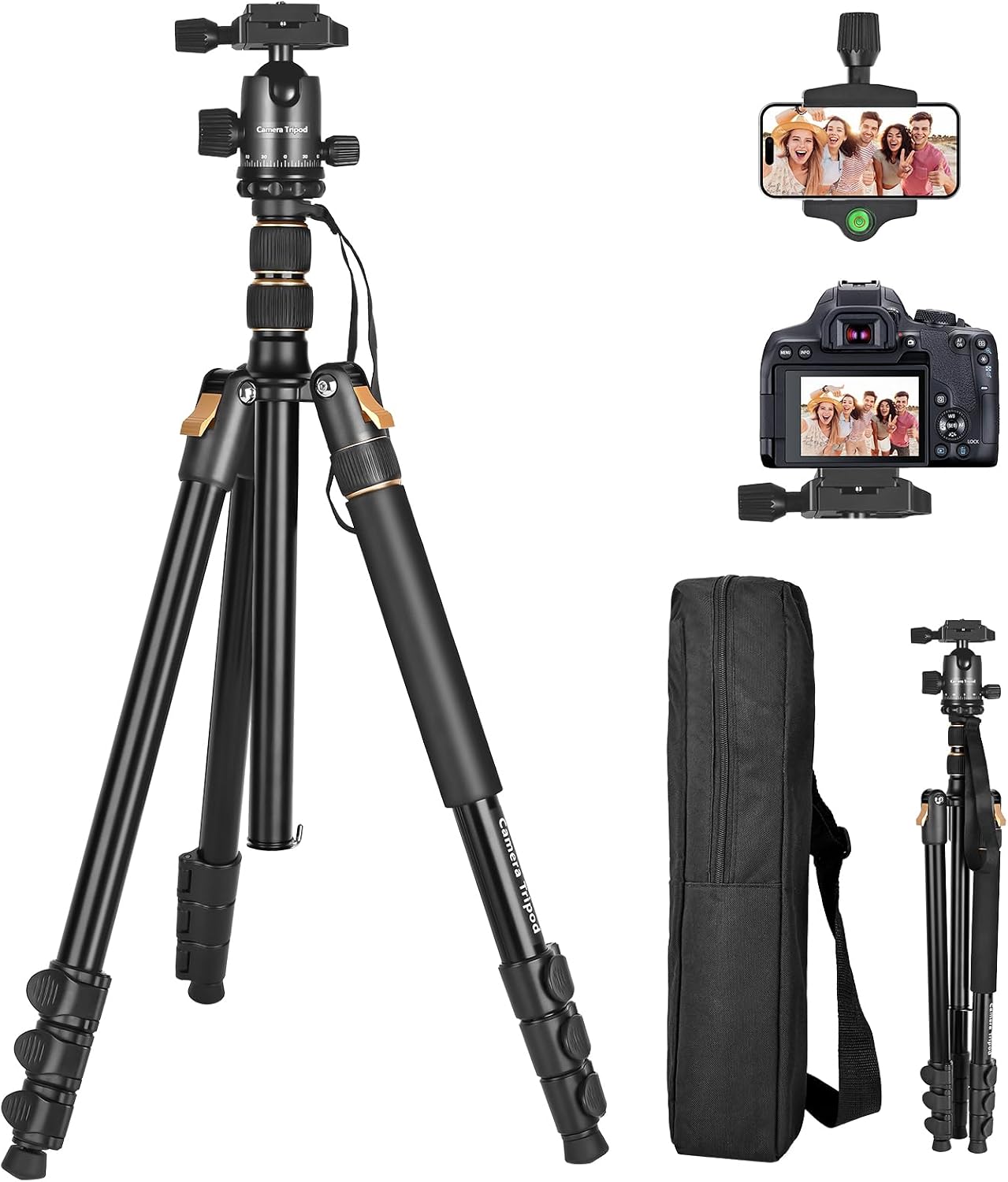 ABOVINOL Lightweight Camera Tripods