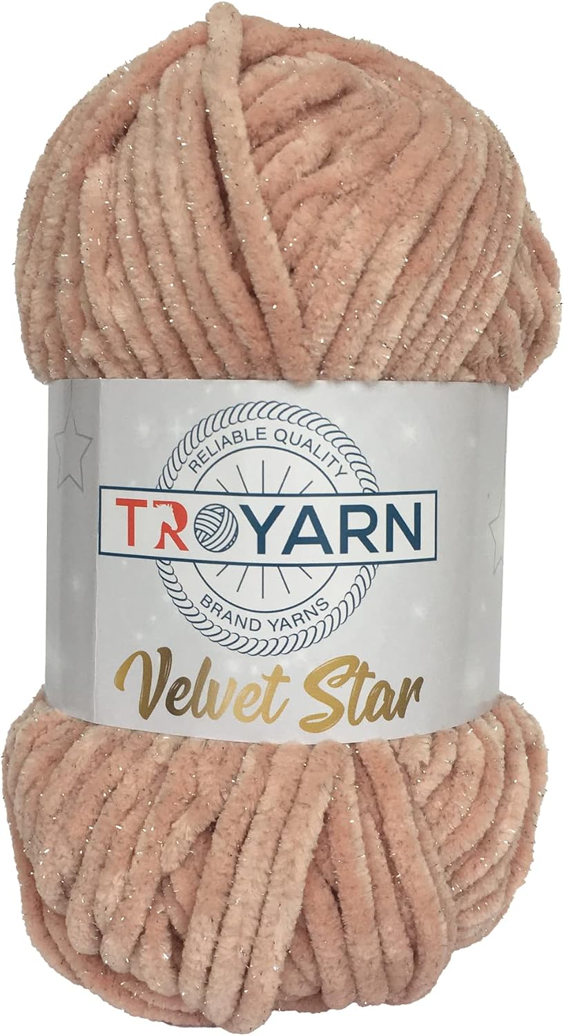 Troyarn Velvet Star Chenille Yarns