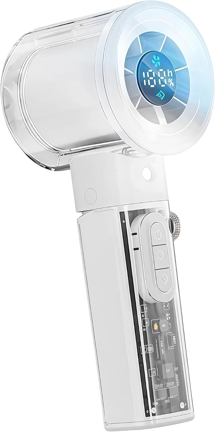 Portable Handheld Misting Fans (White