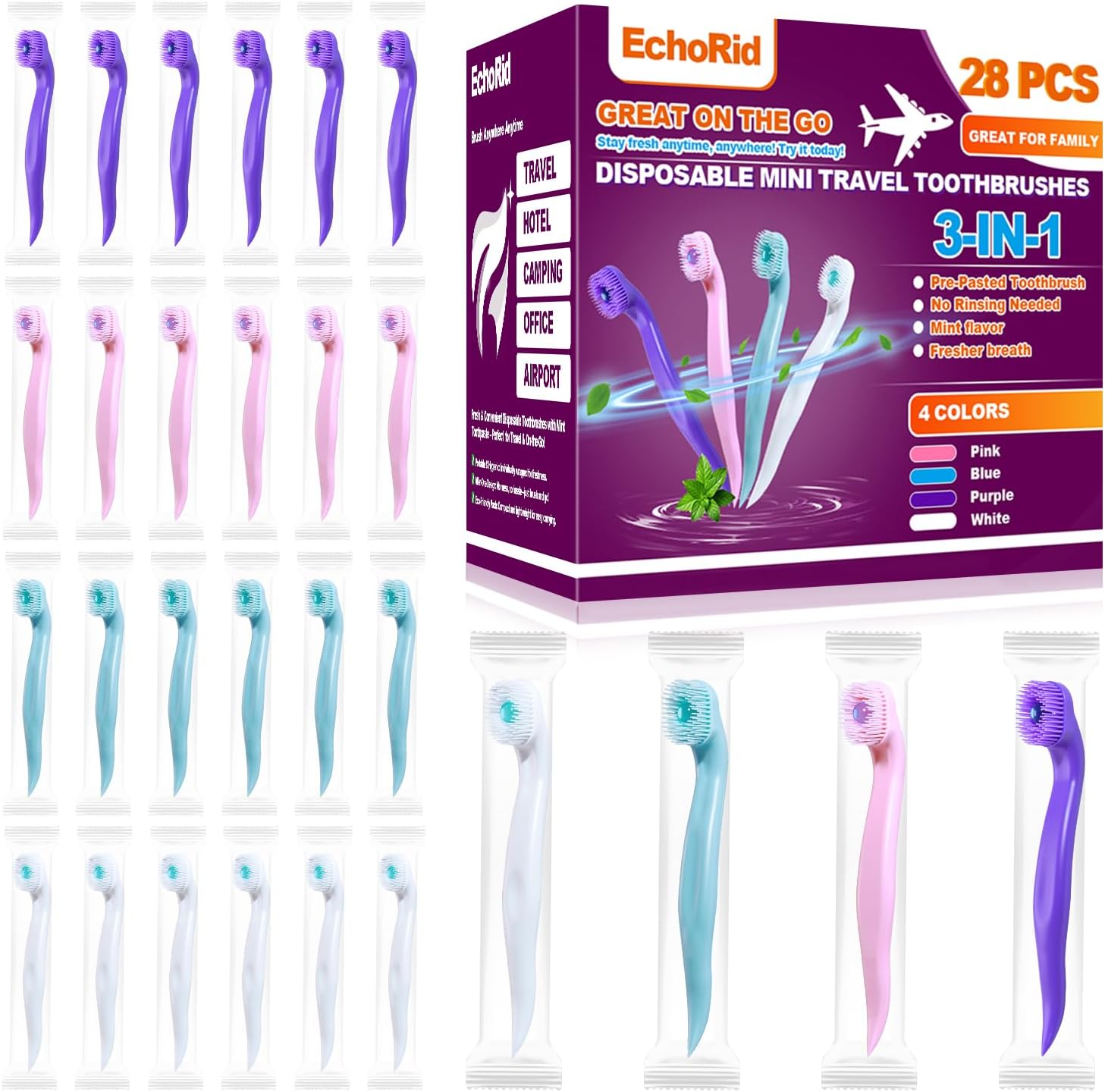 Mini Disposable Toothbrushes