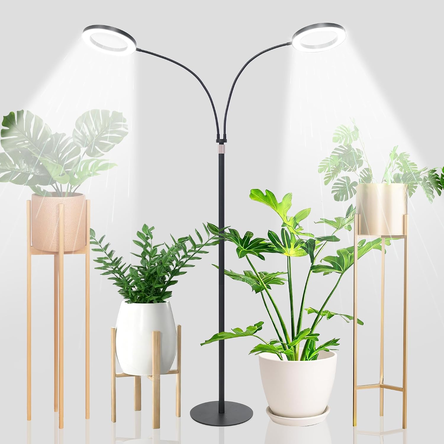 LETKEYS Double Head Grow Lights