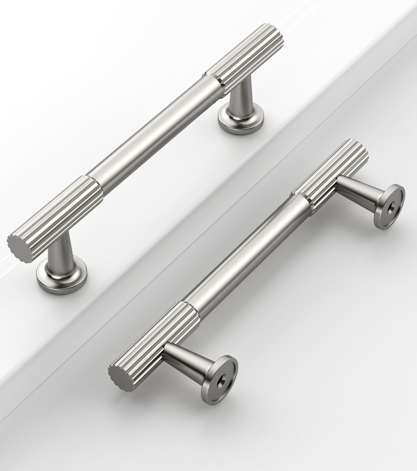 Brushed Satin Nickel Cabinet Handles