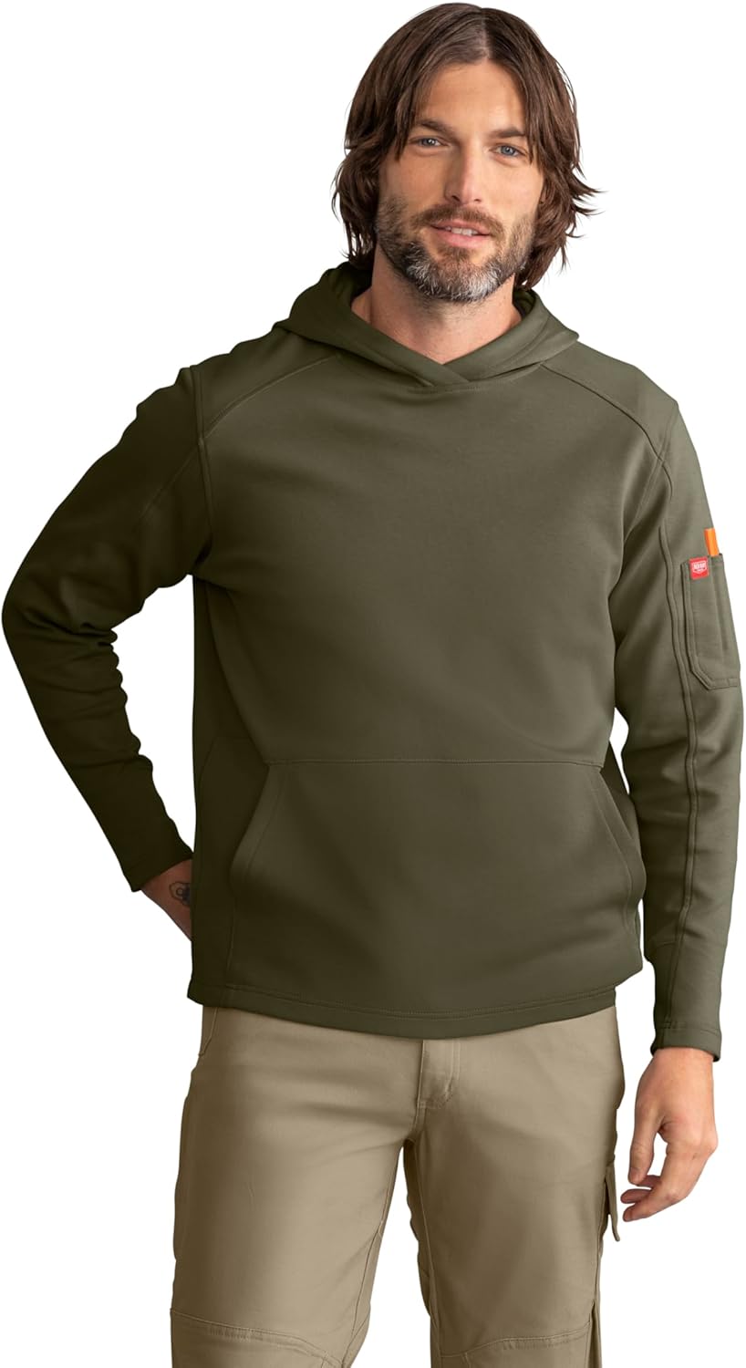 Red Kap Men's Water Repellant Pullover Hoodie