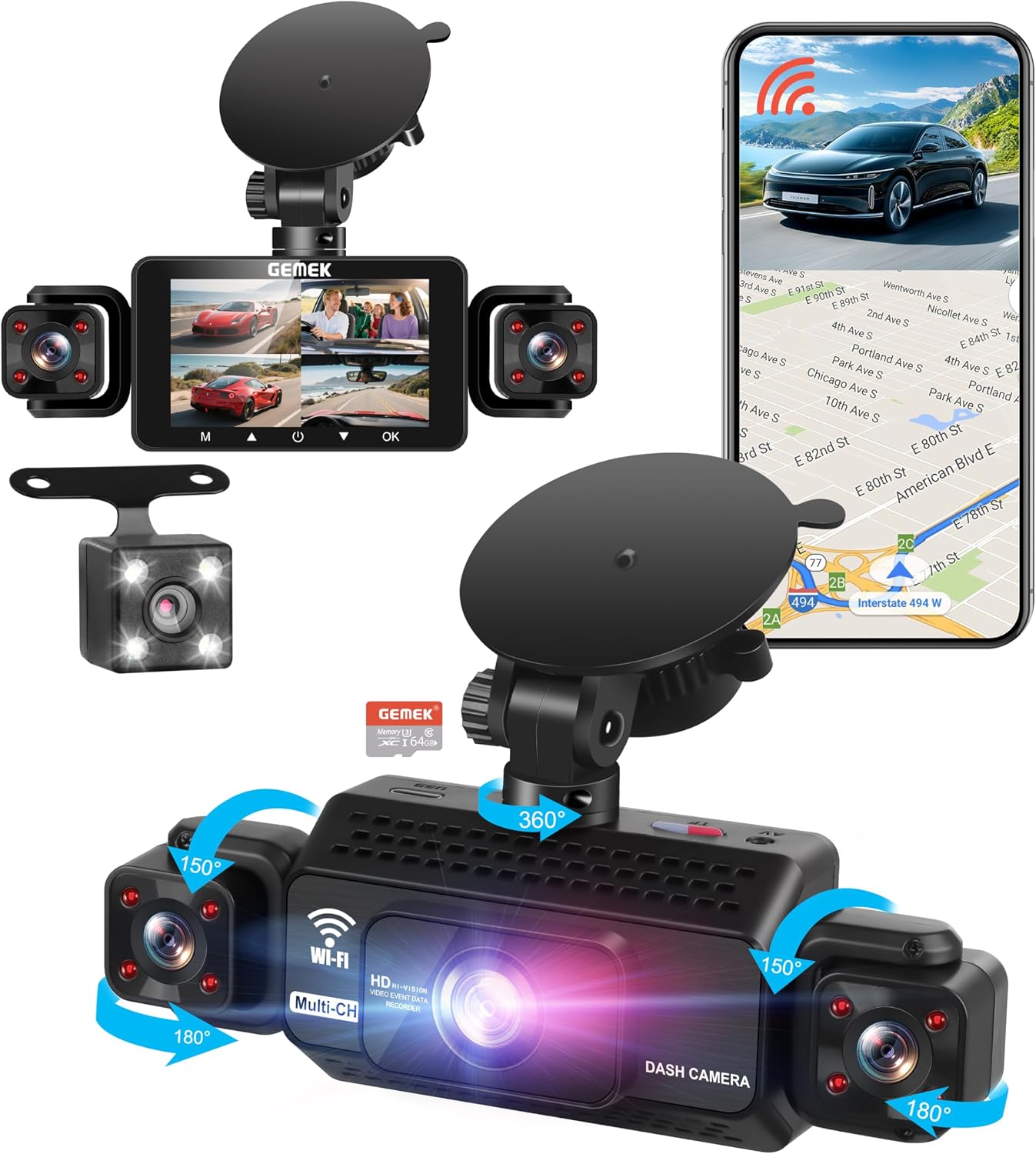 GEMEK Dash Cams