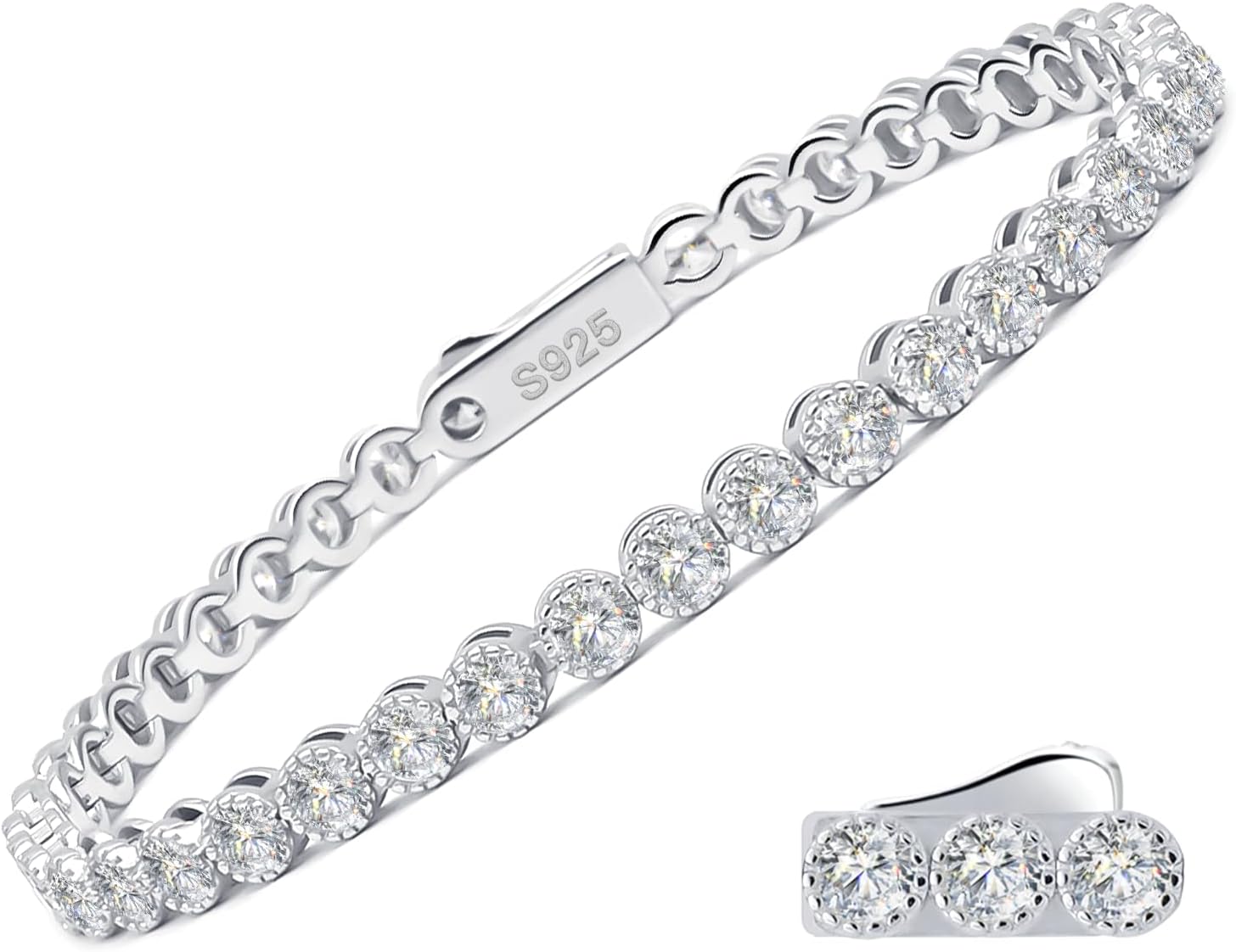 Moissanite Tennis Bracelets