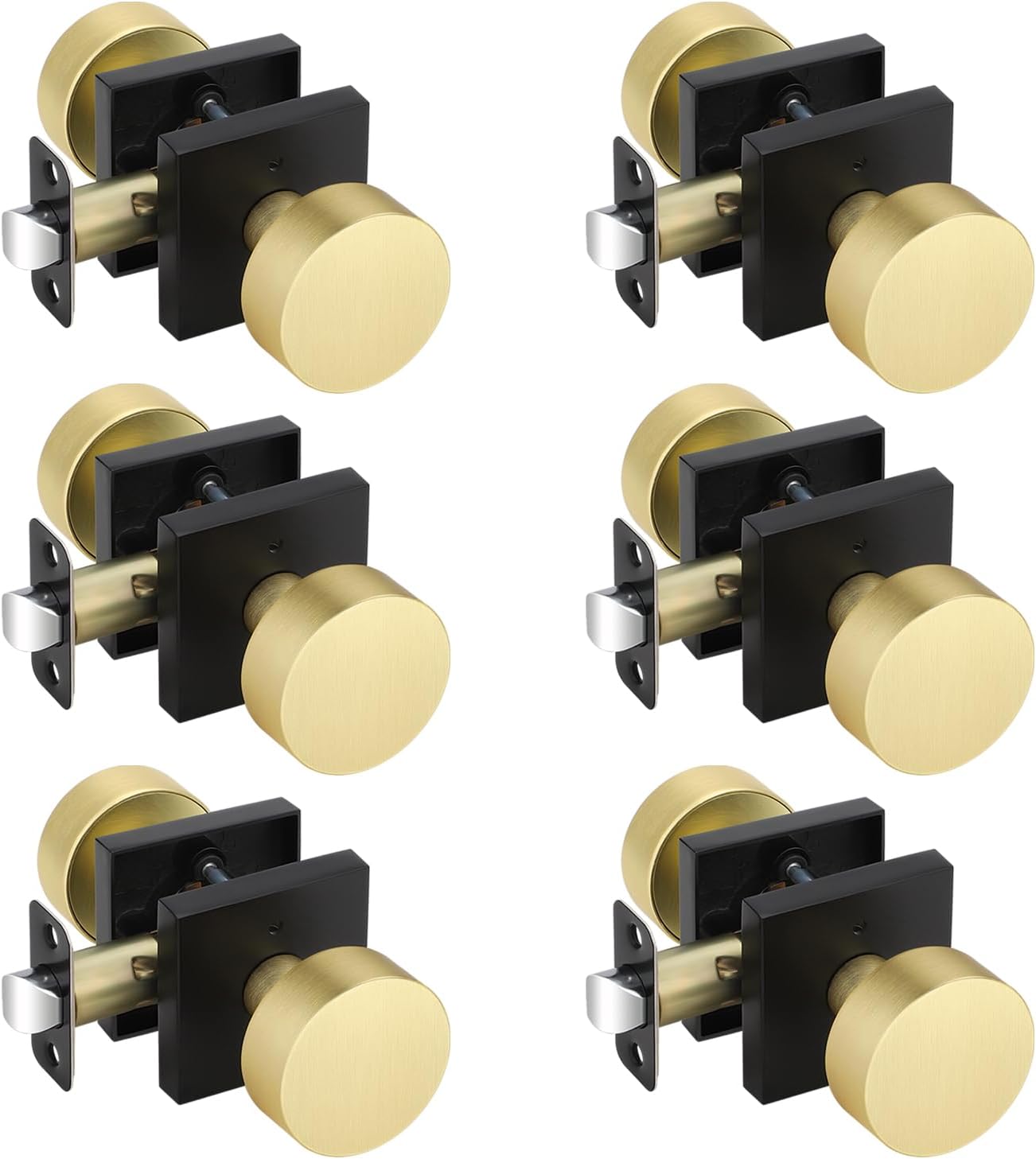 Black Gold Interior Door Knobs