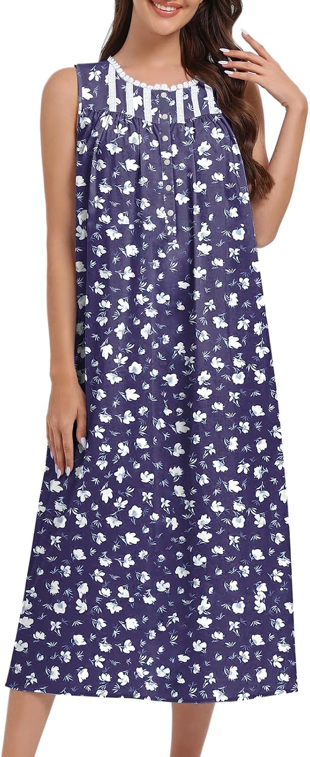 FMIRREO Cotton Nightgowns