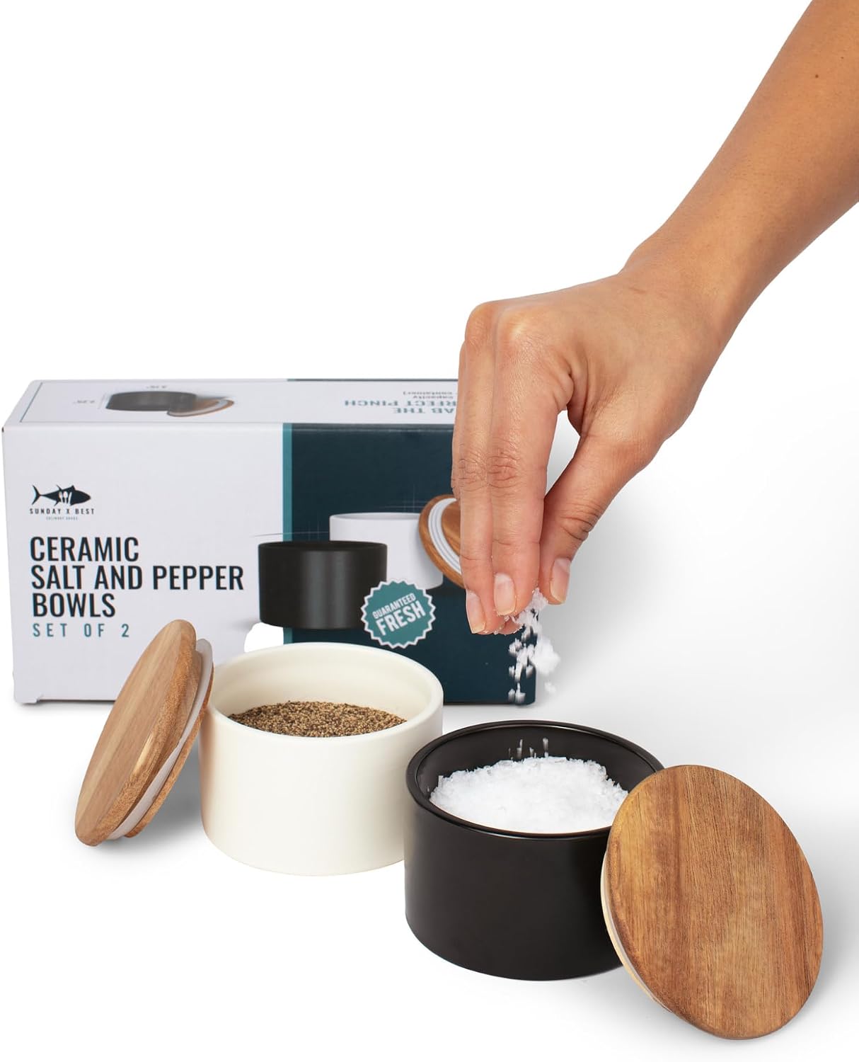 Ceramic Salt and Pepper Bowls