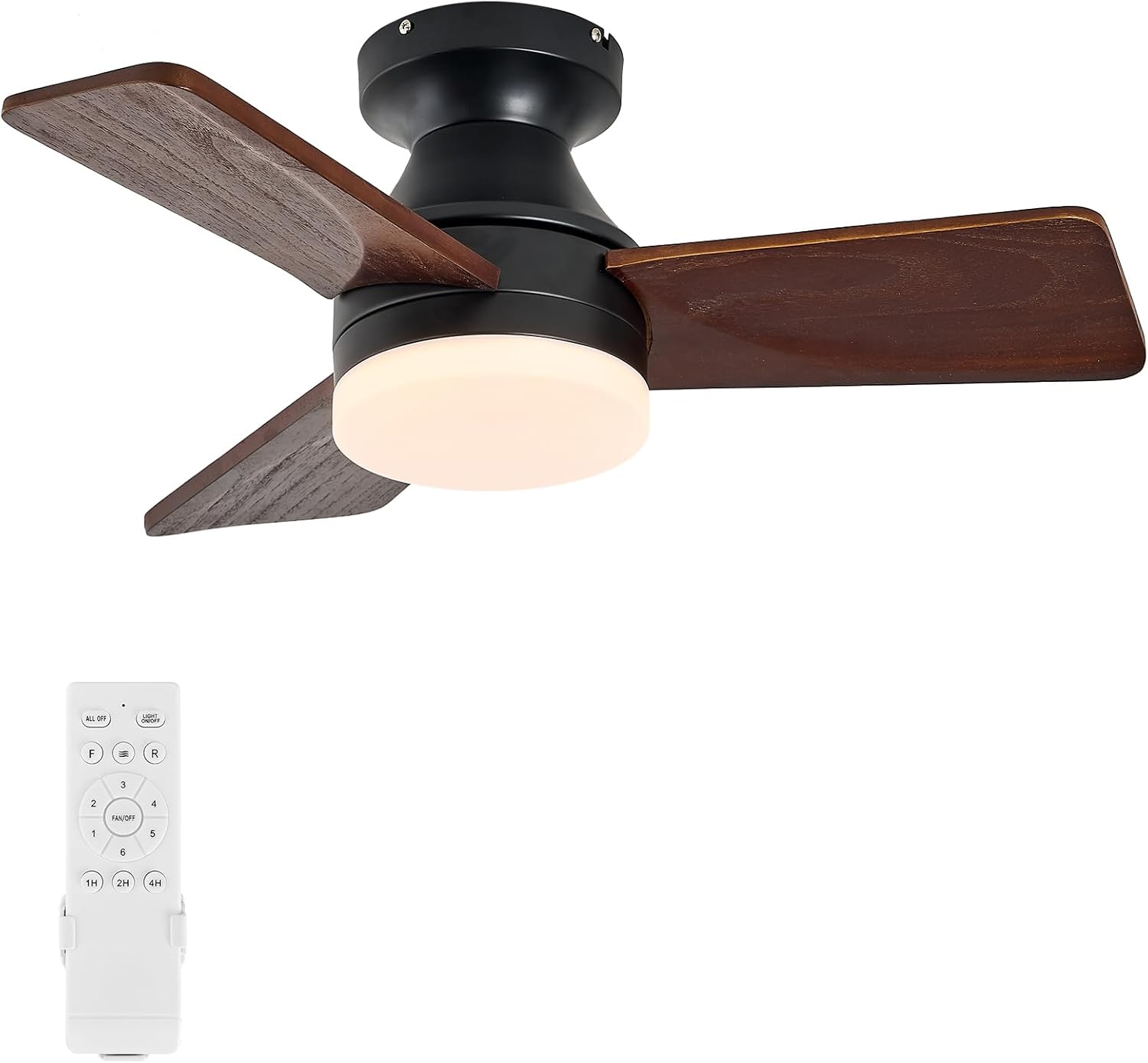 YKXONFA Wooden Ceiling Fans