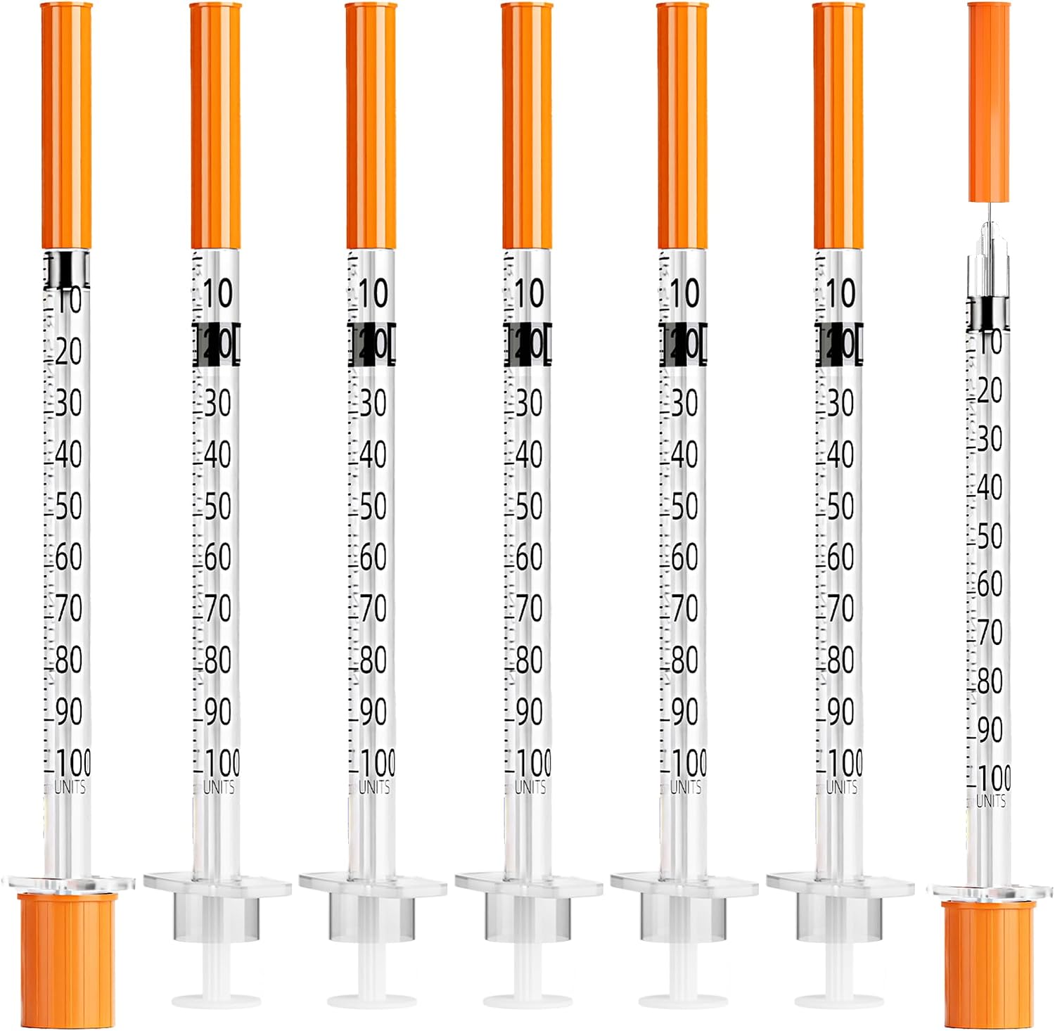 U-100 Disposable Syringes (20-Pack) | Industrial & Scientific