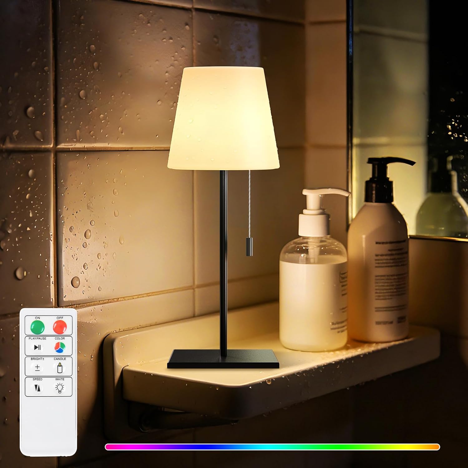 uuffoo Waterproof Shower Lamps