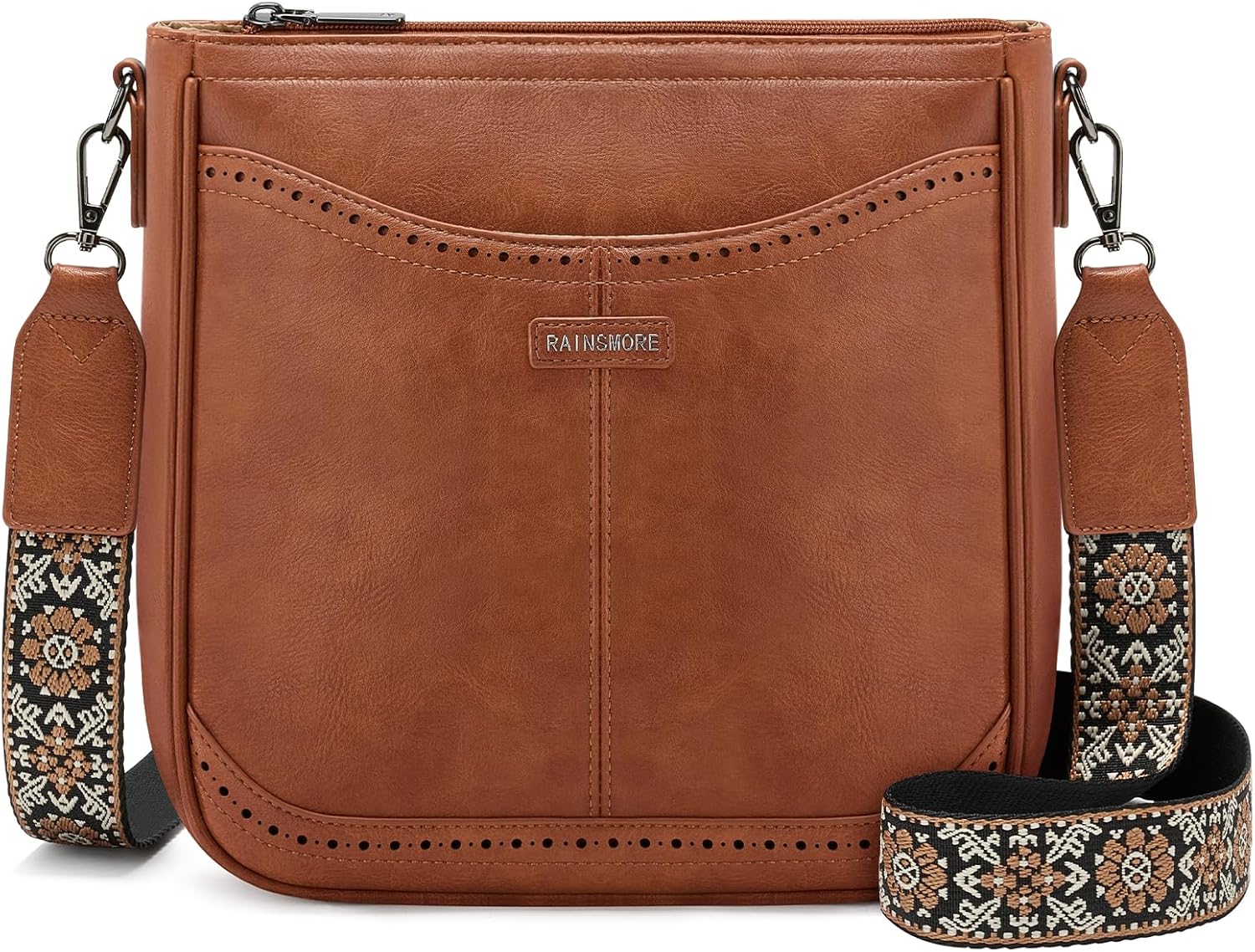 Rainsmore Retro Leather Crossbody Bags
