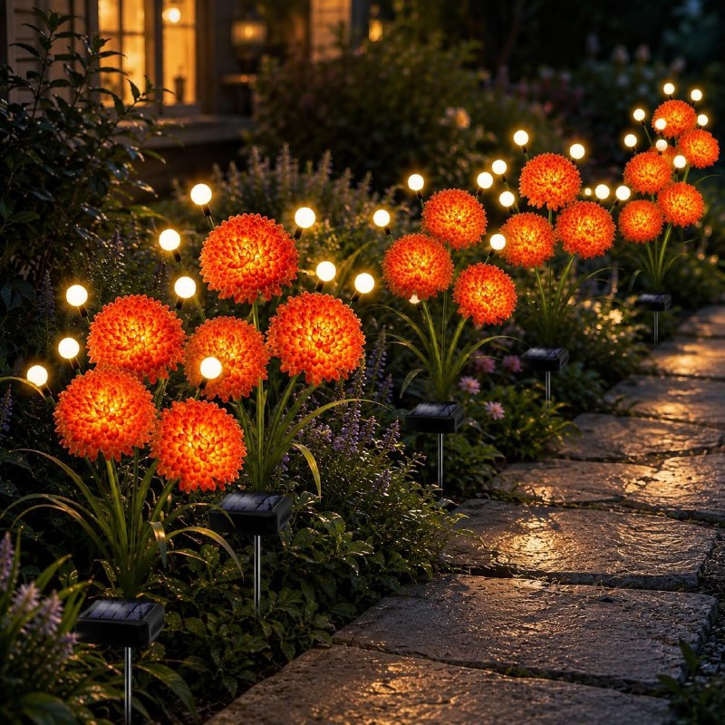 Outdoor Solar Daisy Lights