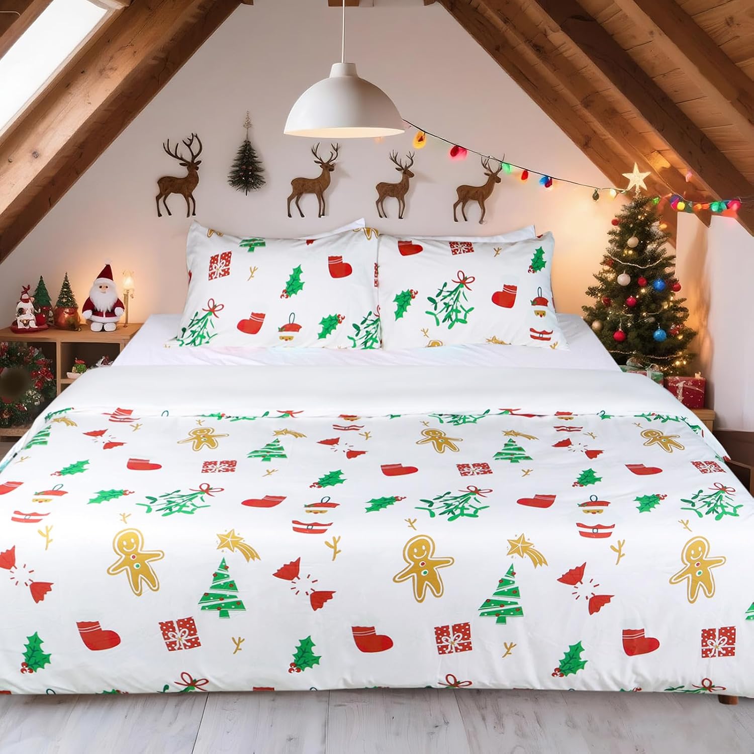 HITIME Christmas Duvet Cover Sets
