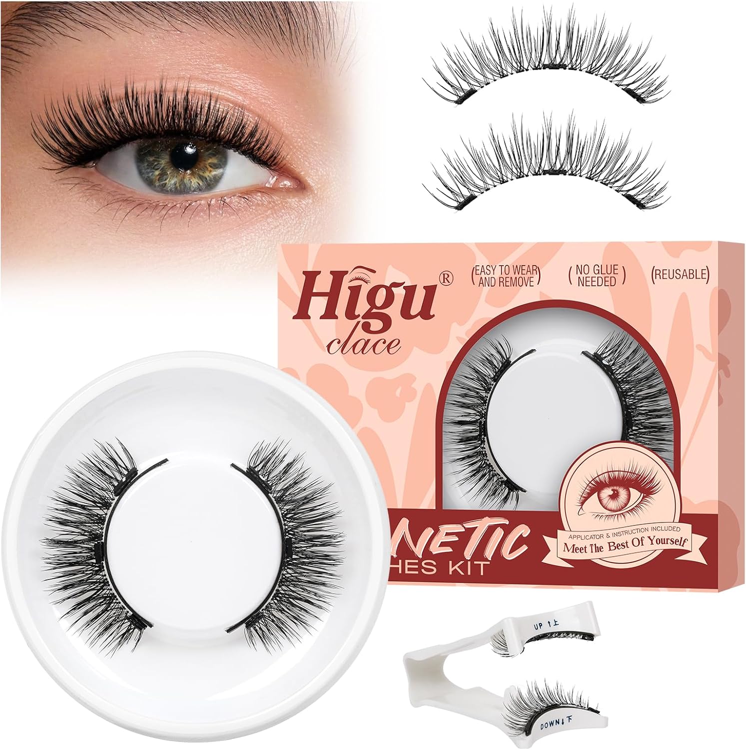 Higu clace Magnetic Eyelashes