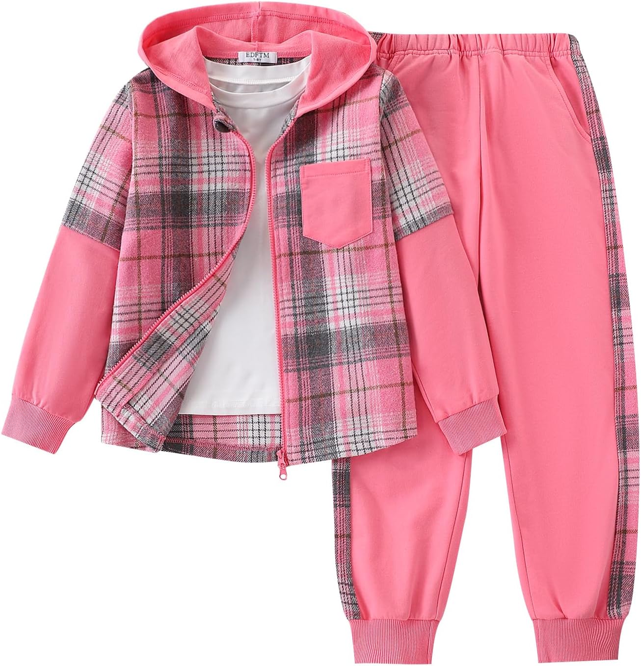 EDFTM Girl Plaid Outfits
