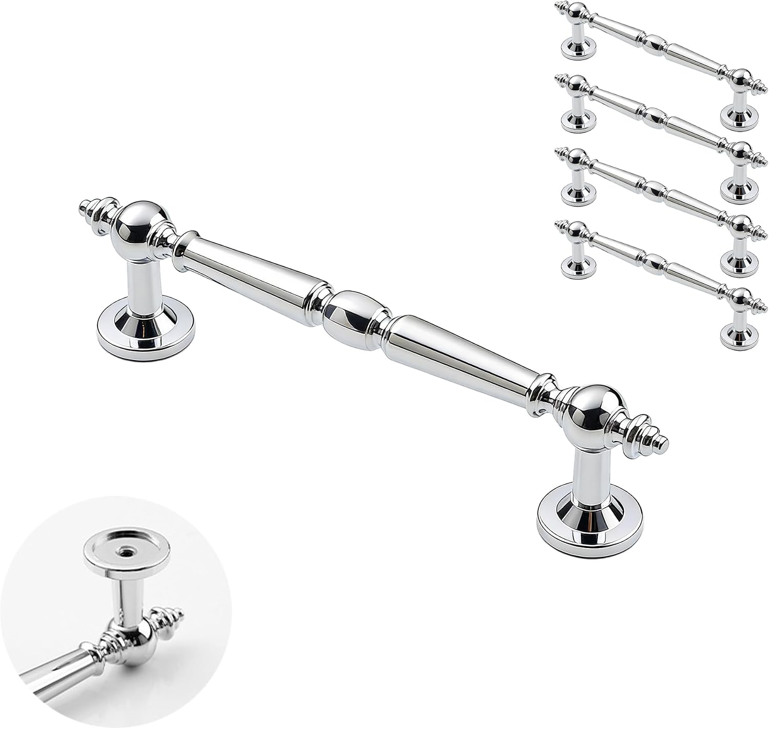 Alynemi Chrome Cabinet Pulls