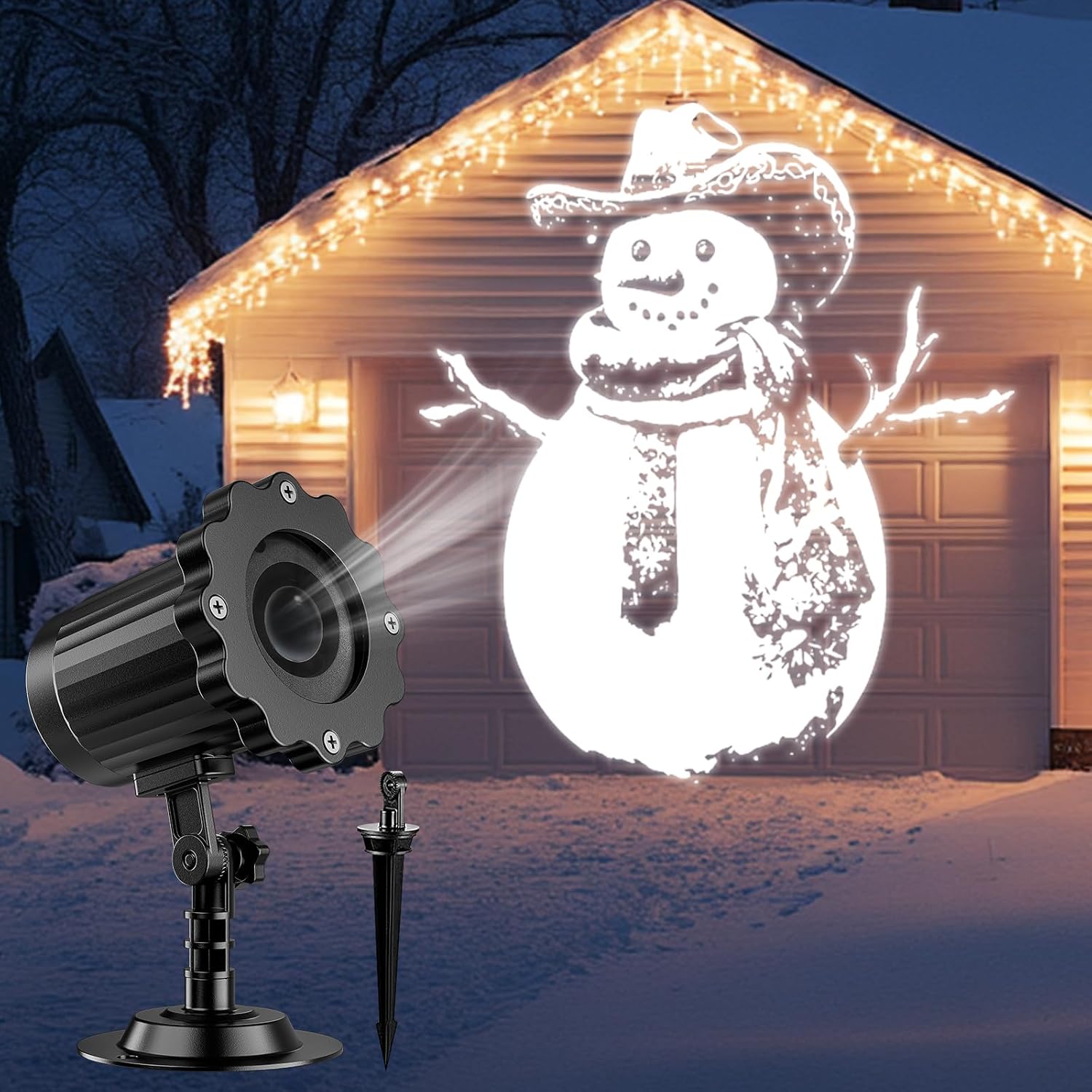 3D Christmas Projector Lights
