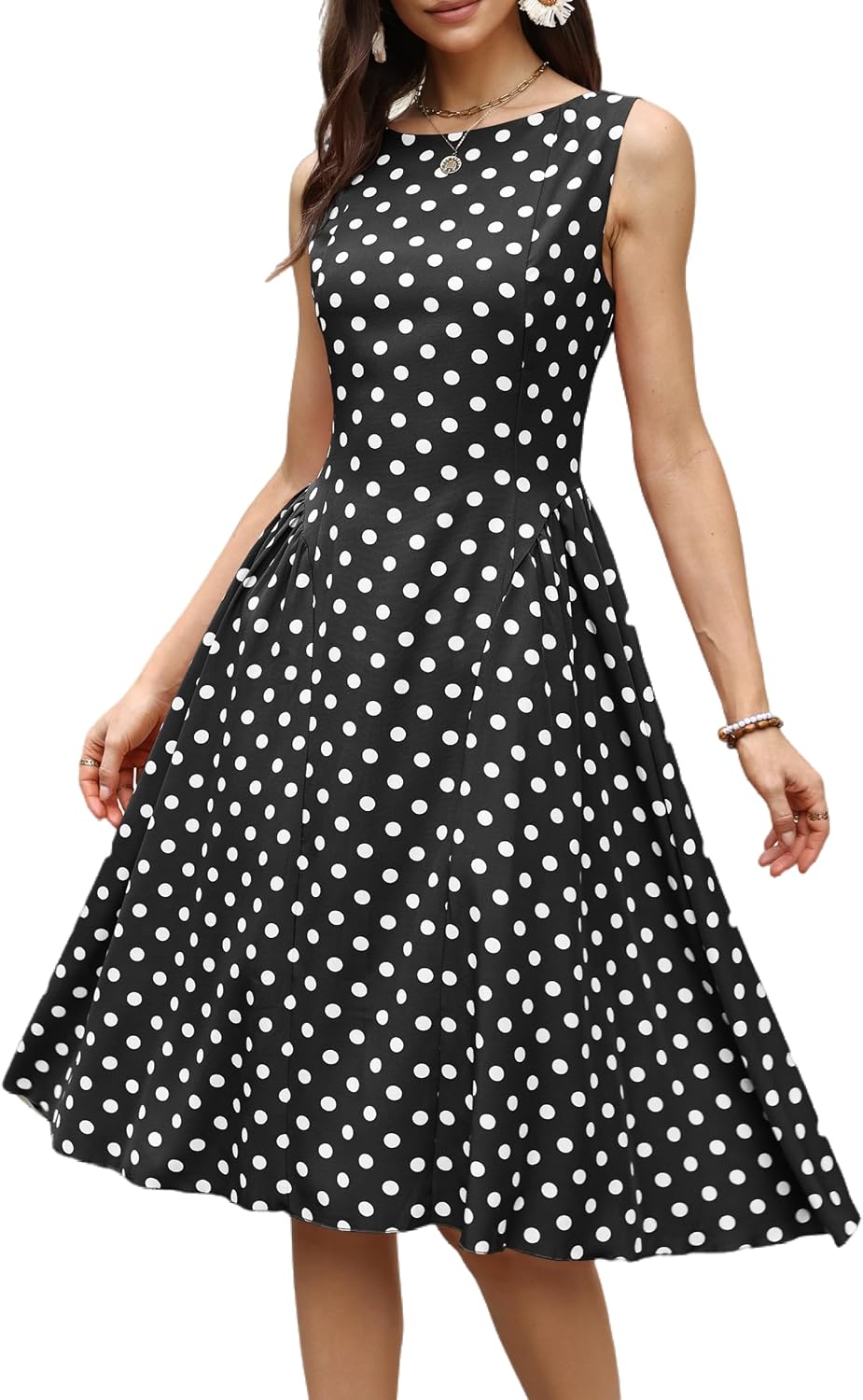 DATAMOUNT Polka Dot Dresses