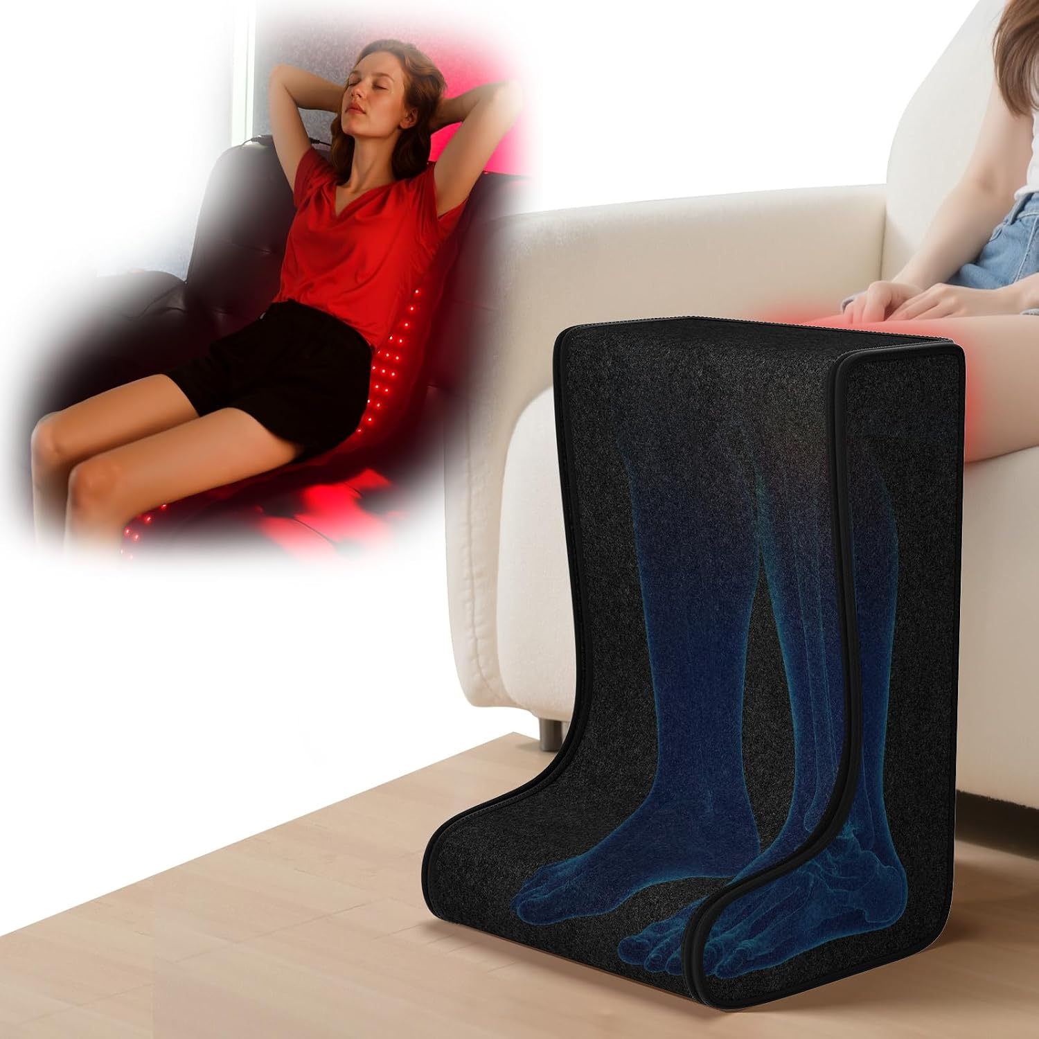 Red Light Therapy Foot Massagers