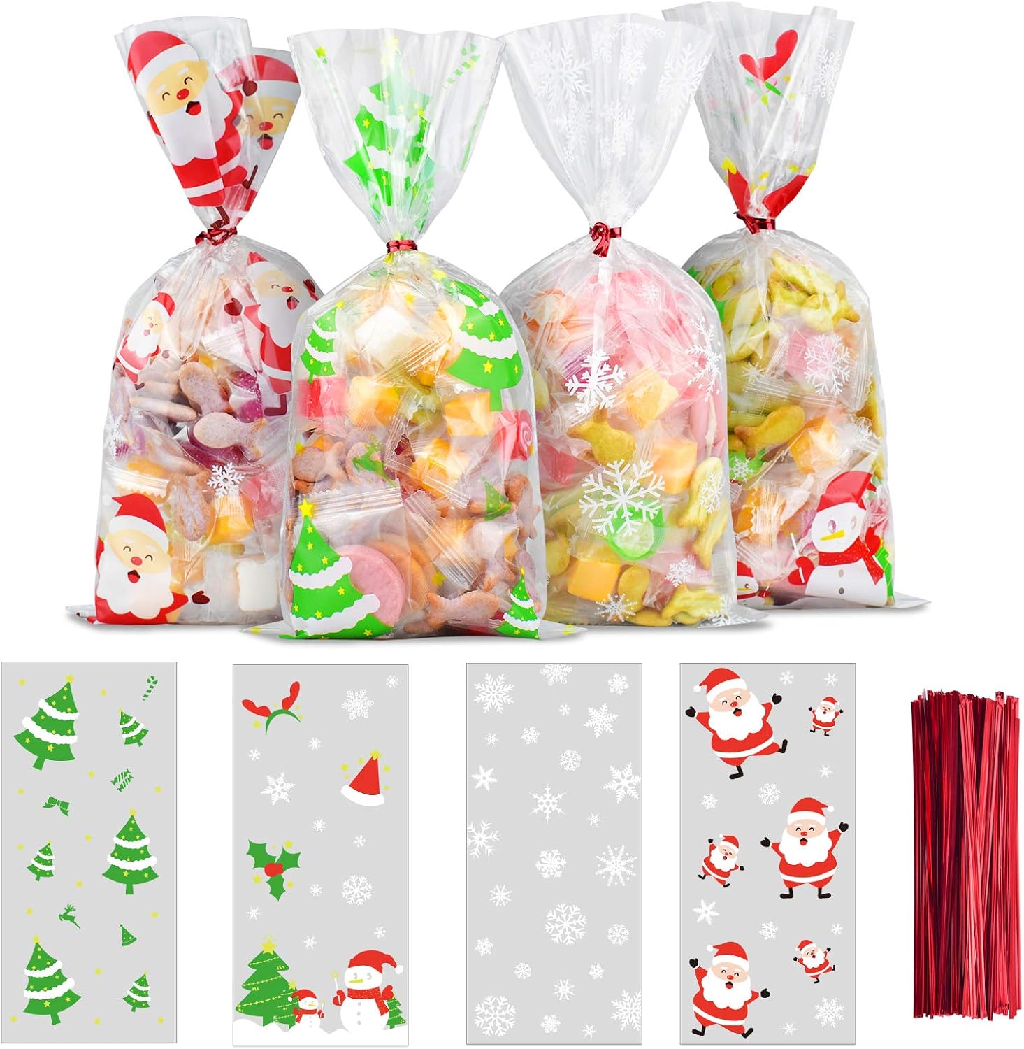 ERKOON Clear Gift Bags