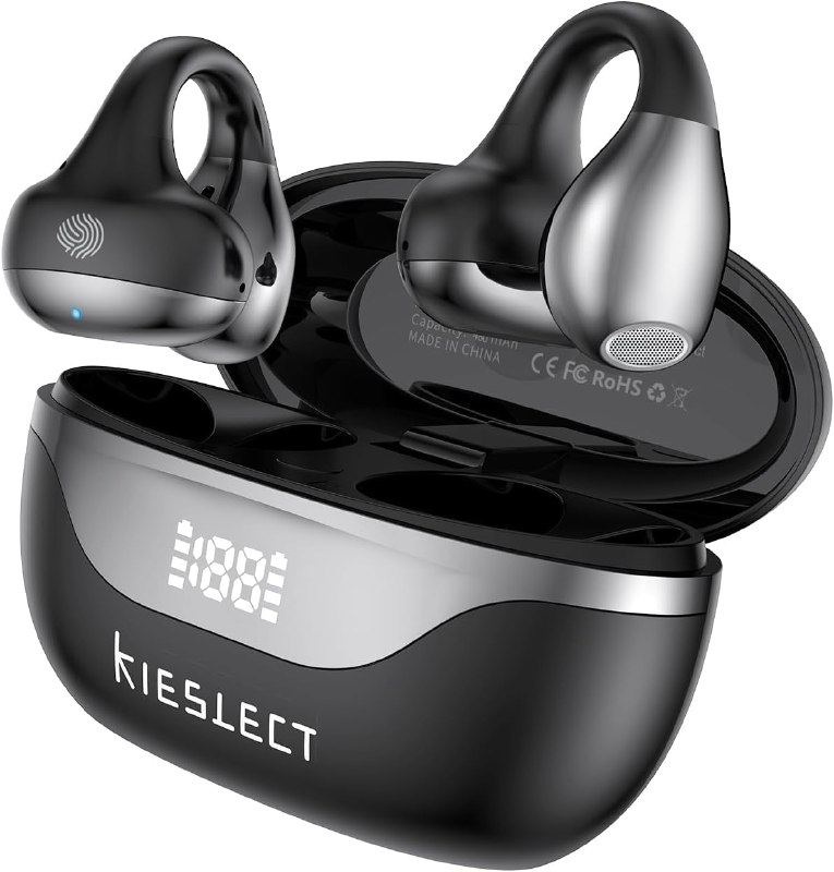 Kieslect Clip On Wireless Headphones