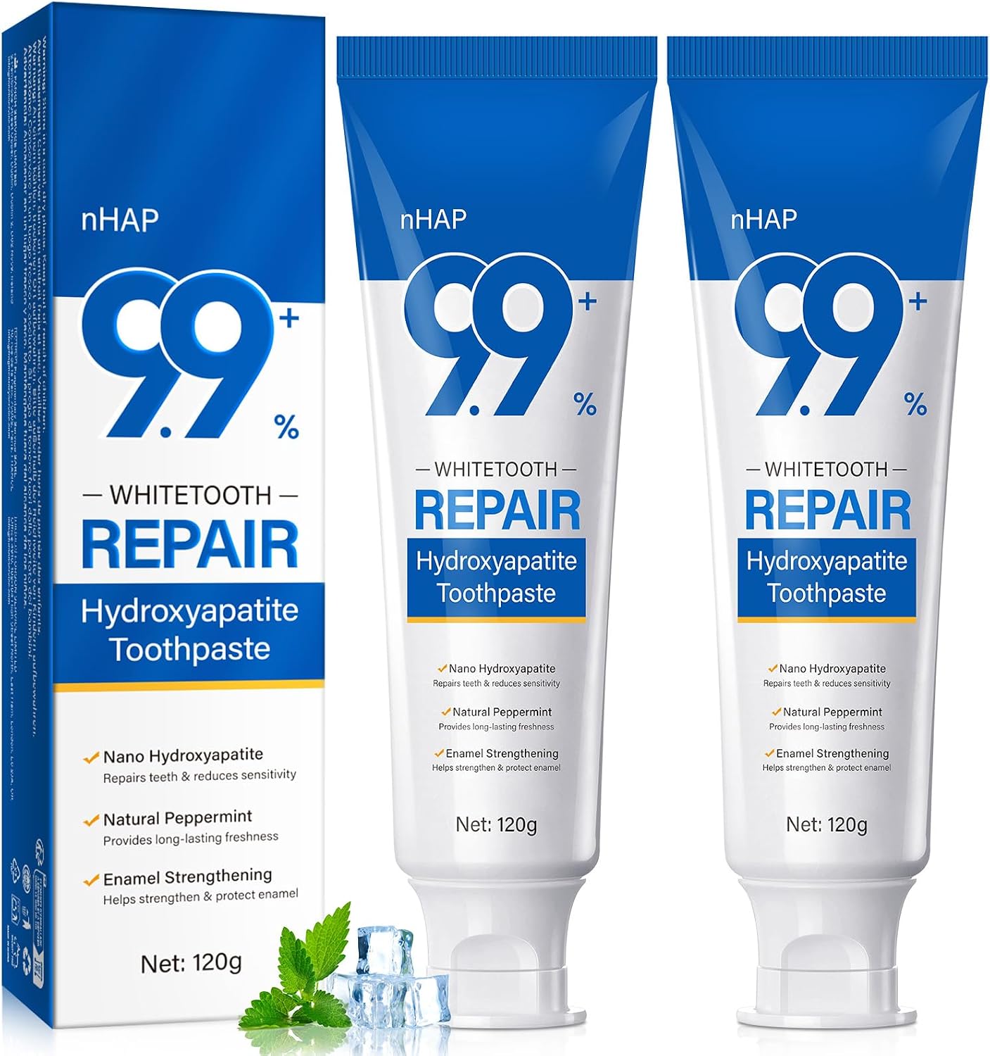 Hydroxyapatite Enamel Protection Toothpastes