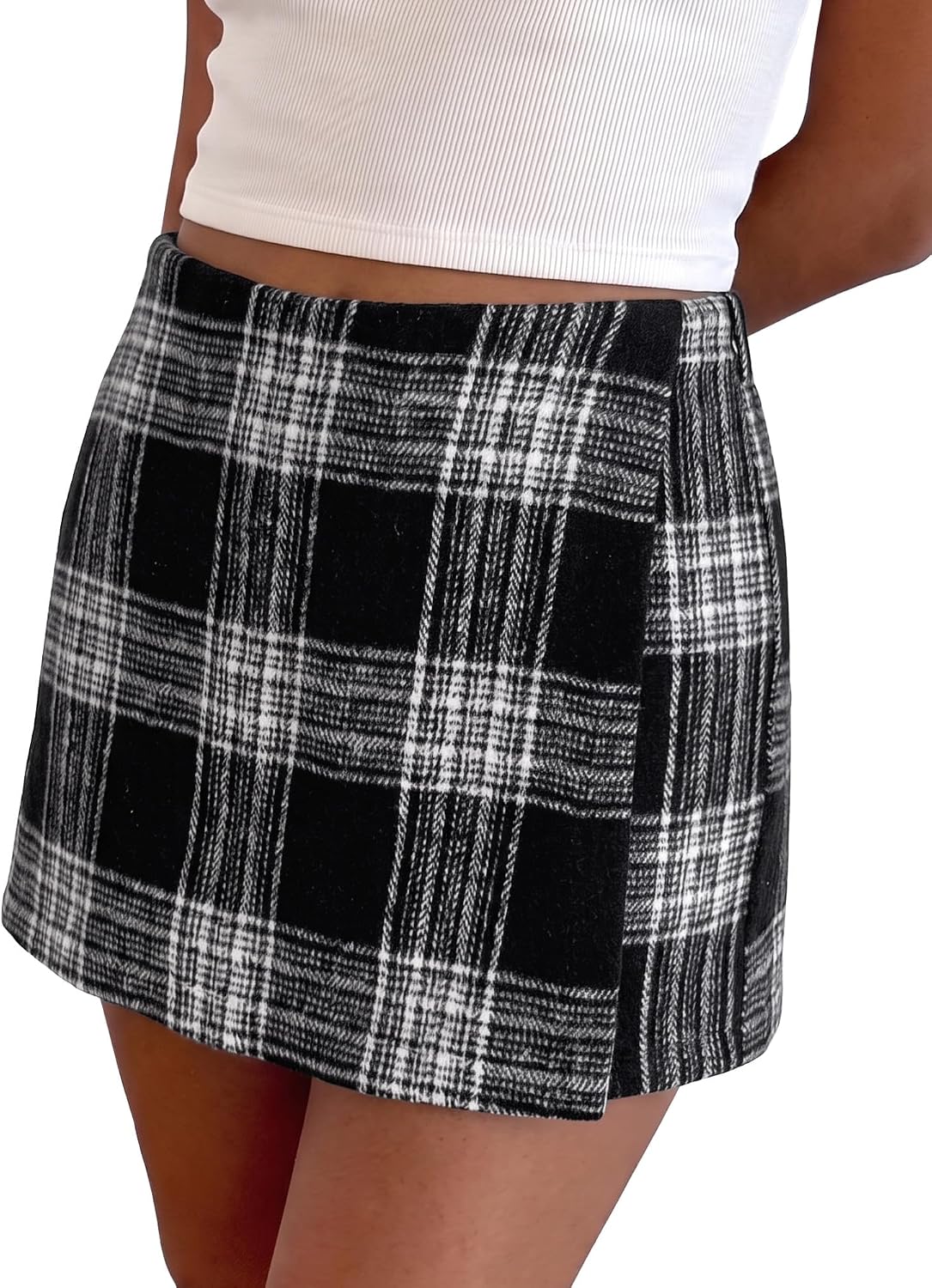 luvamia Plaid Skorts