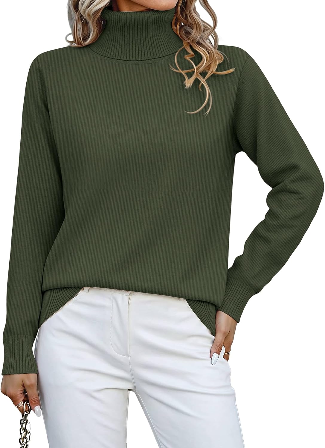 Zeagoo Fleece Turtleneck Sweaters