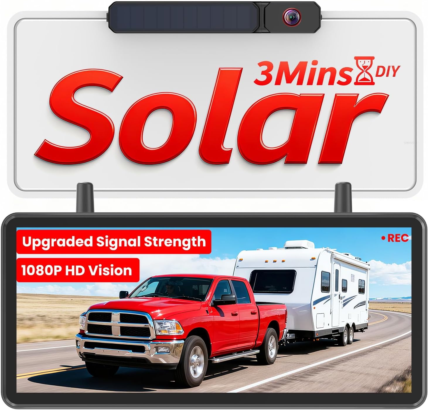 Auto-Vox Solar Backup Cameras
