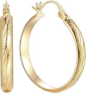 14k Gold Hoop Earrings