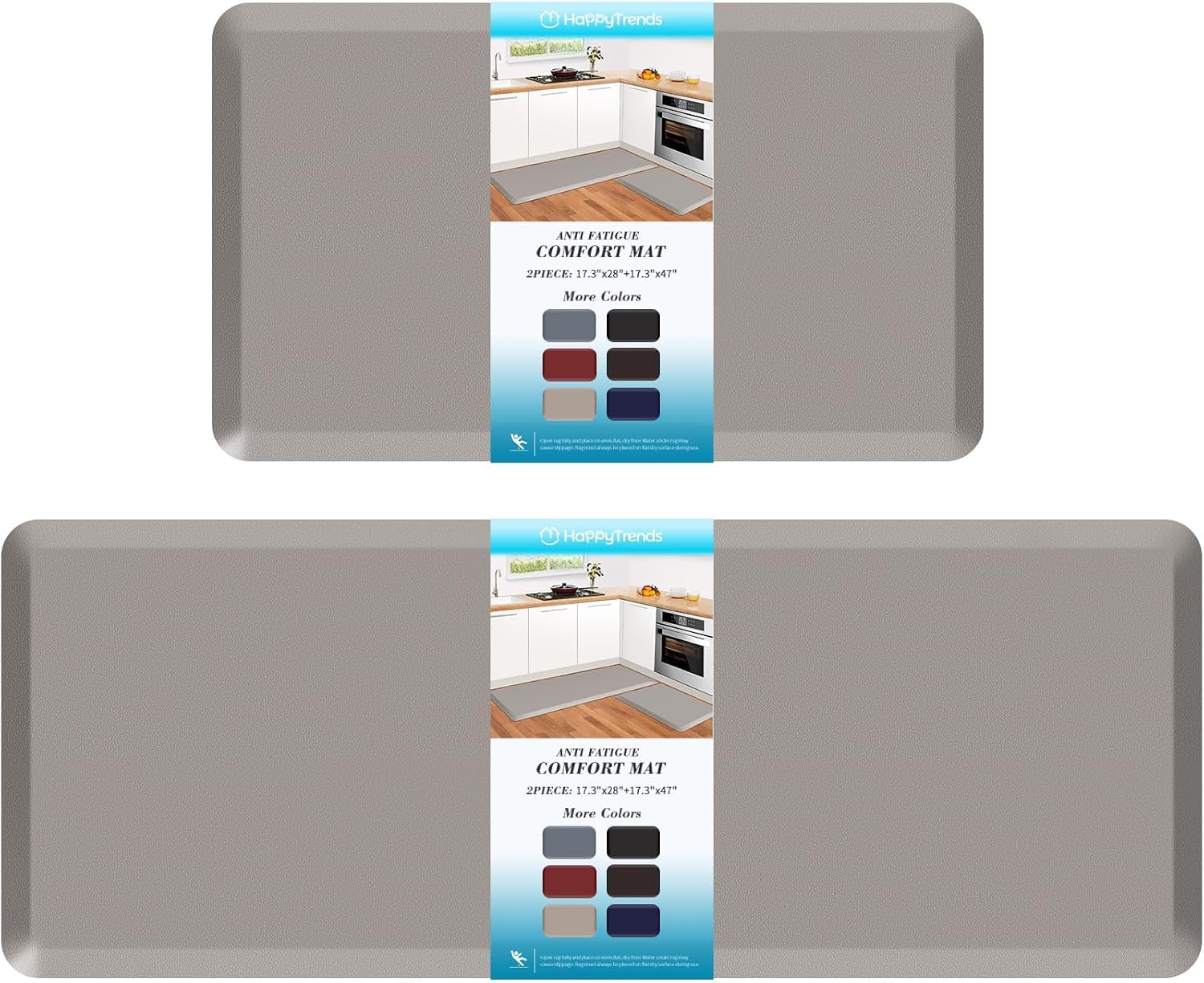 HappyTrends Cushioned Anti-Fatigue Kitchen Mats