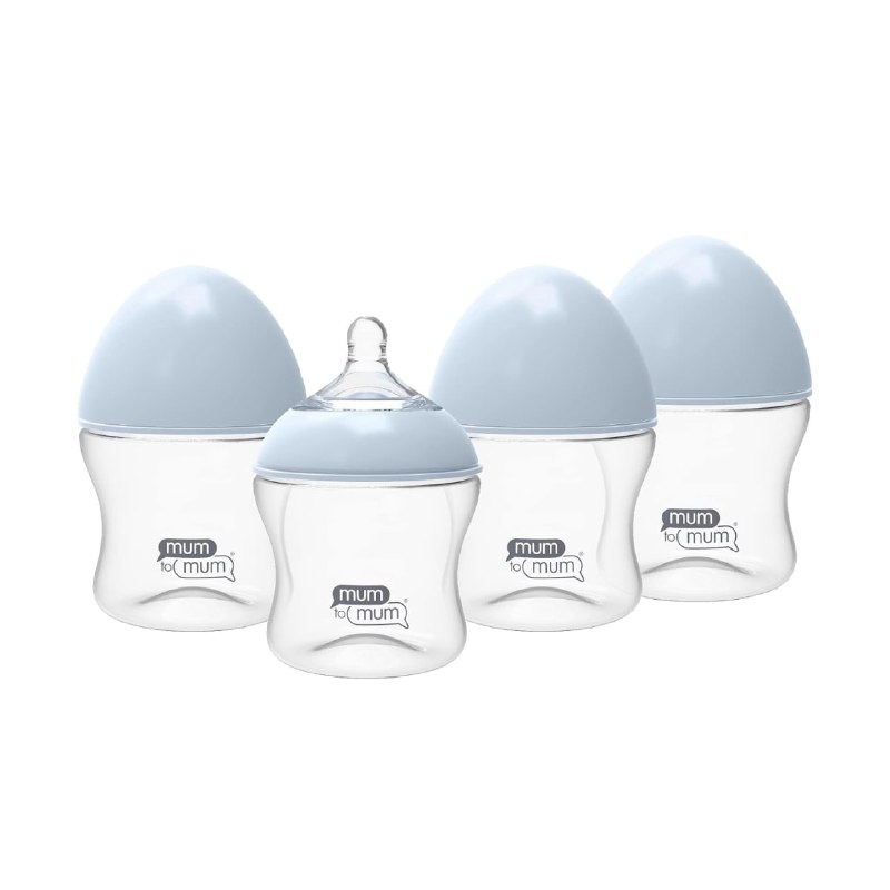 PR!CE DROP ( ) Anti Colic Baby Bottles 5oz with S Slow Flow Rate Nipples for 0-3 Months, 4 Pack, MM103A
