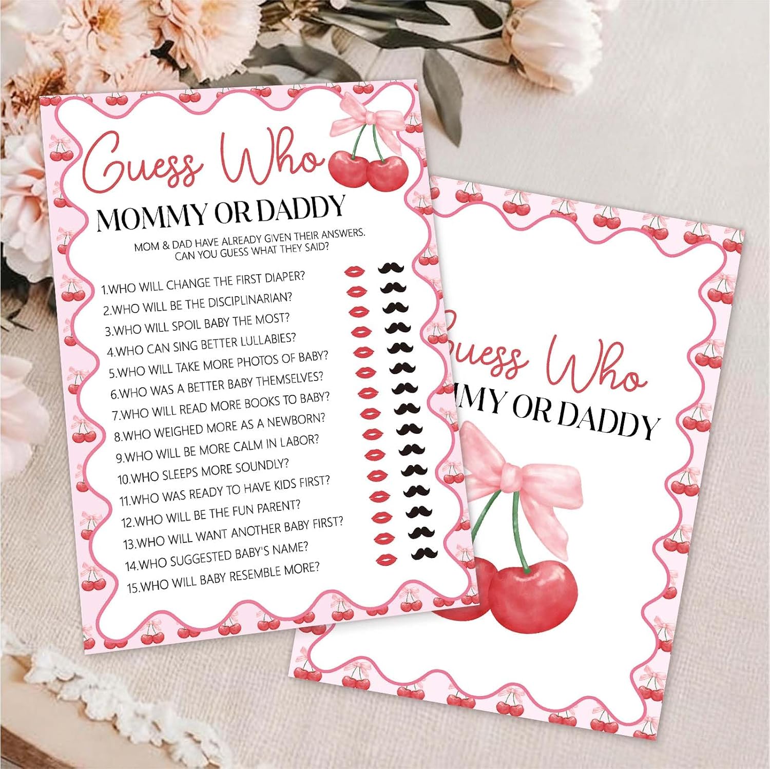 Cherry Baby Shower Games