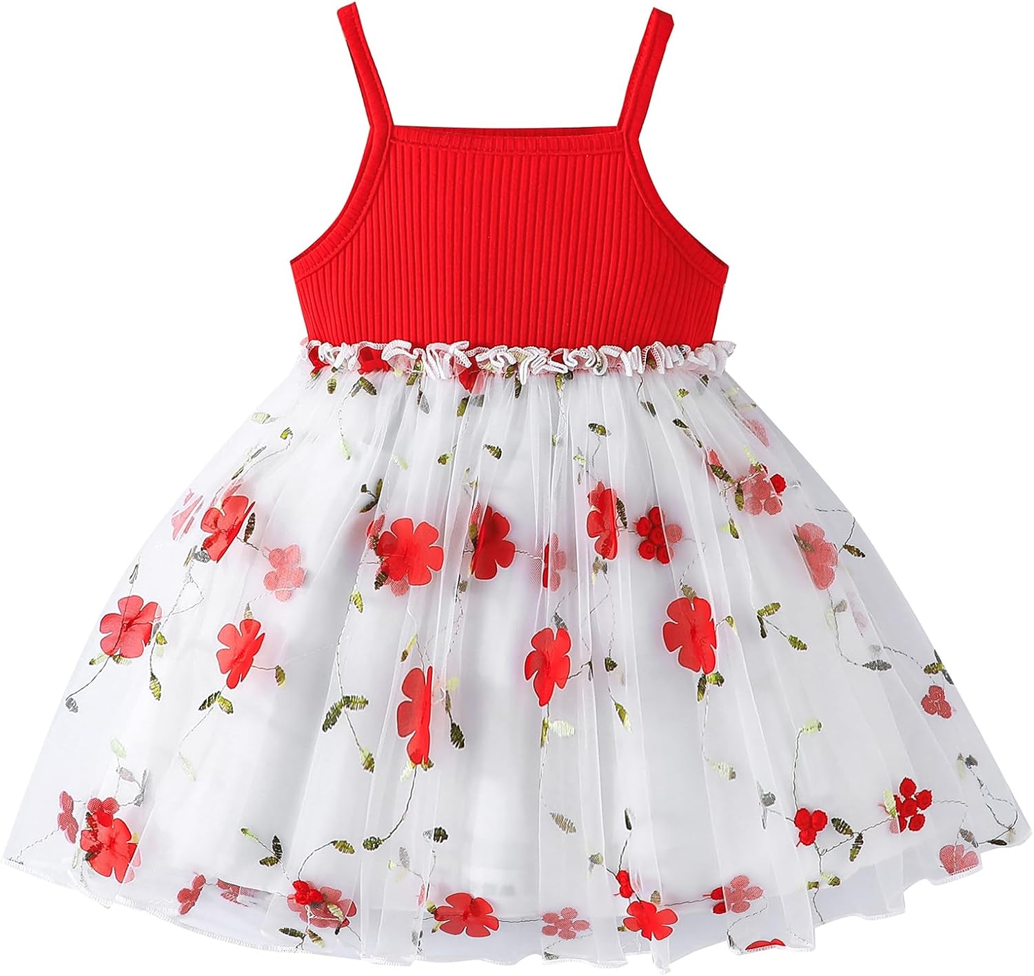 ChuYuKu Baby Girl Sleeveless Dress Princess Tulle Dresses