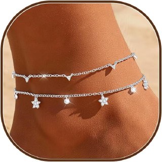 Chihayafuji Sterling Silver Ankle Bracelets
