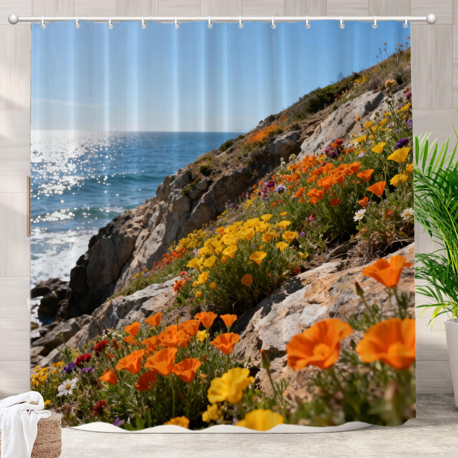 California Batmerry Shower Curtains