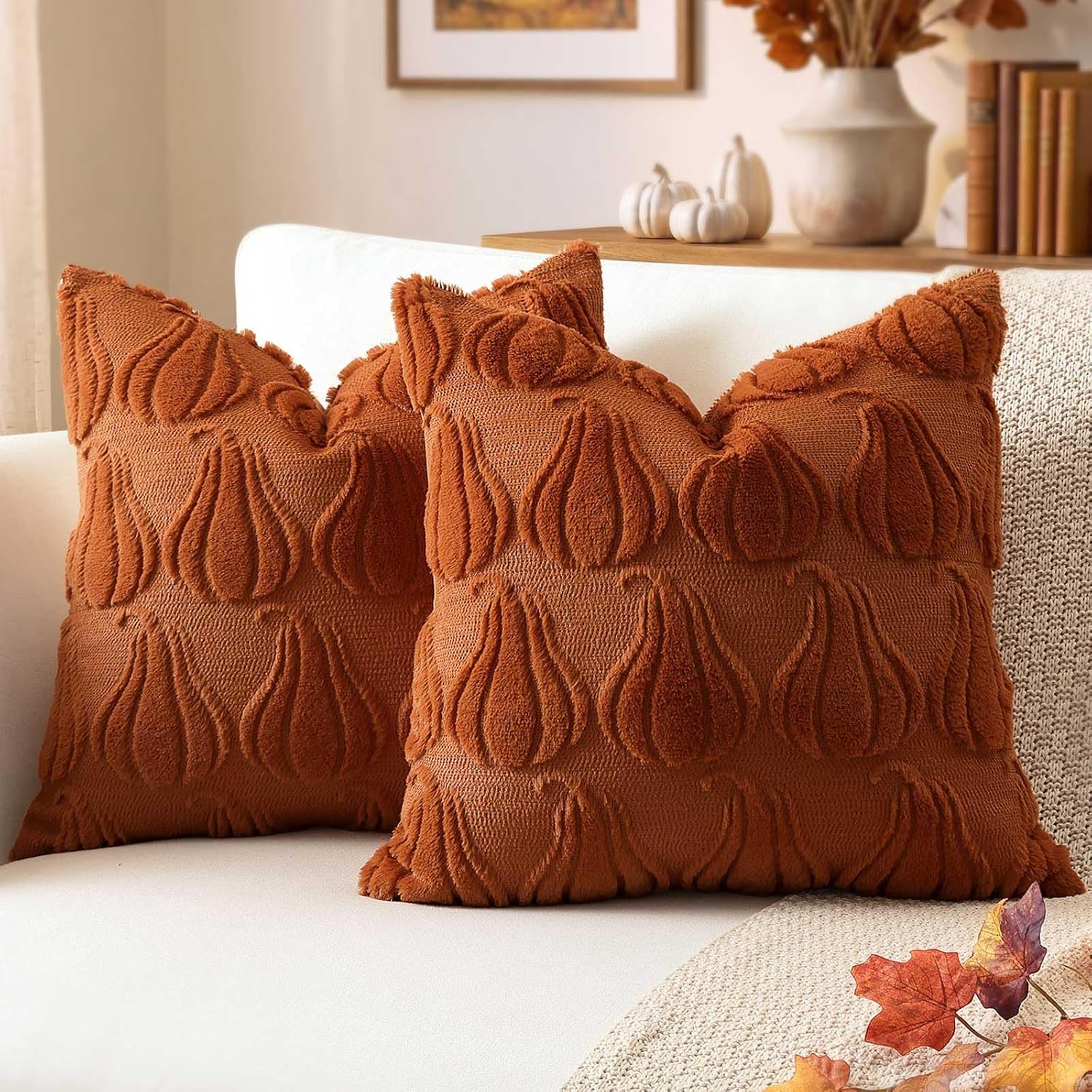 OTOSTAR Fall Pumpkin Pillow Covers
