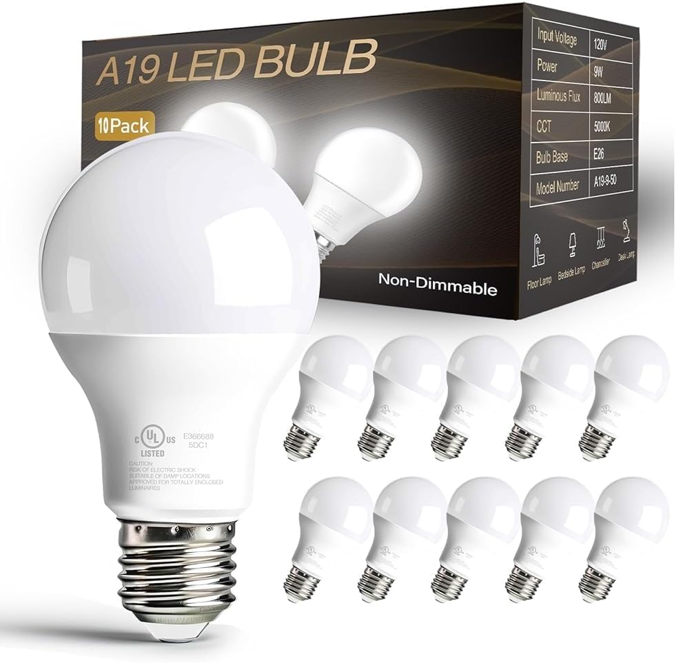 Dalattin LED Light Bulbs (10-Pack