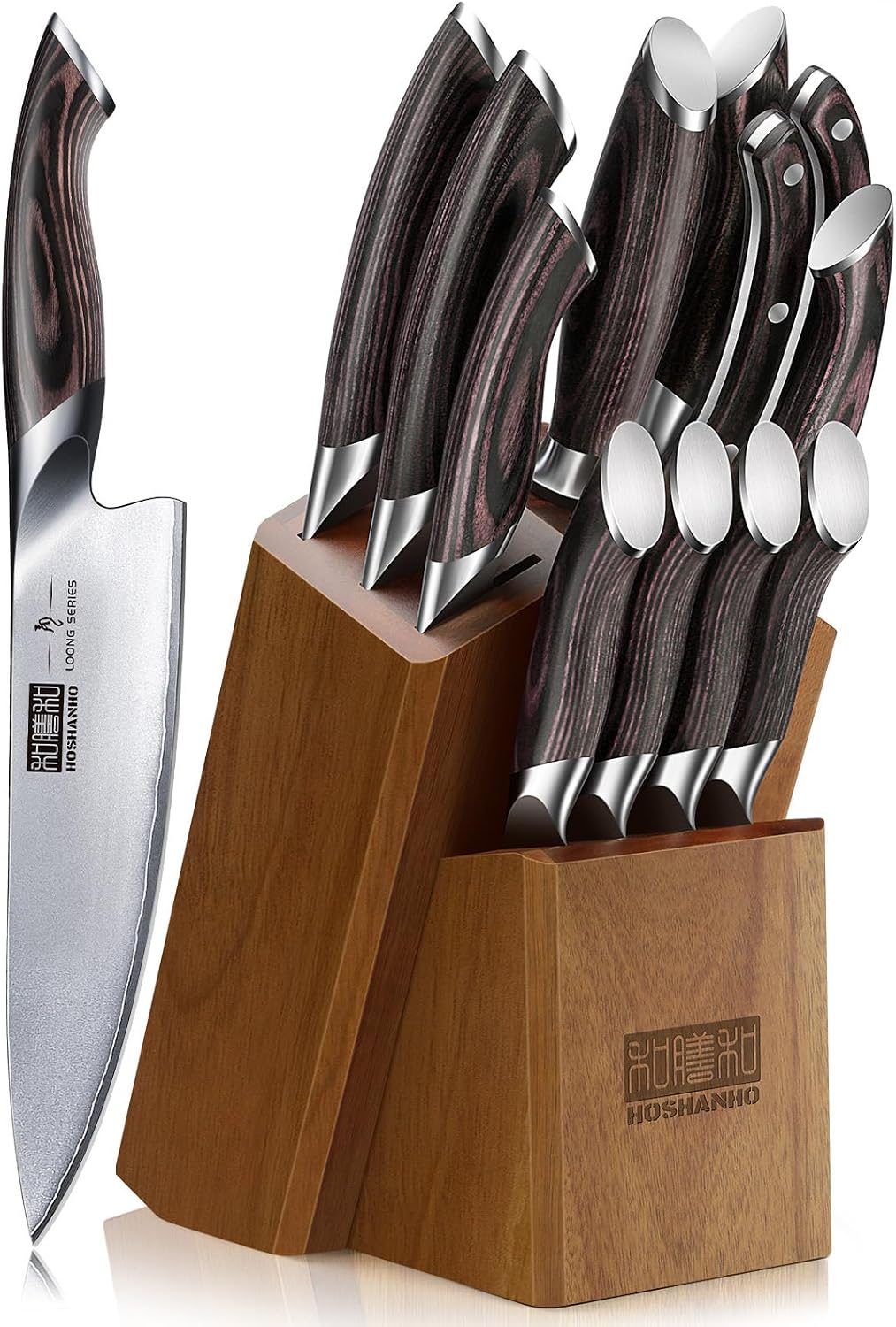 HOSHANHO 12-Piece Kitchen Knife Sets