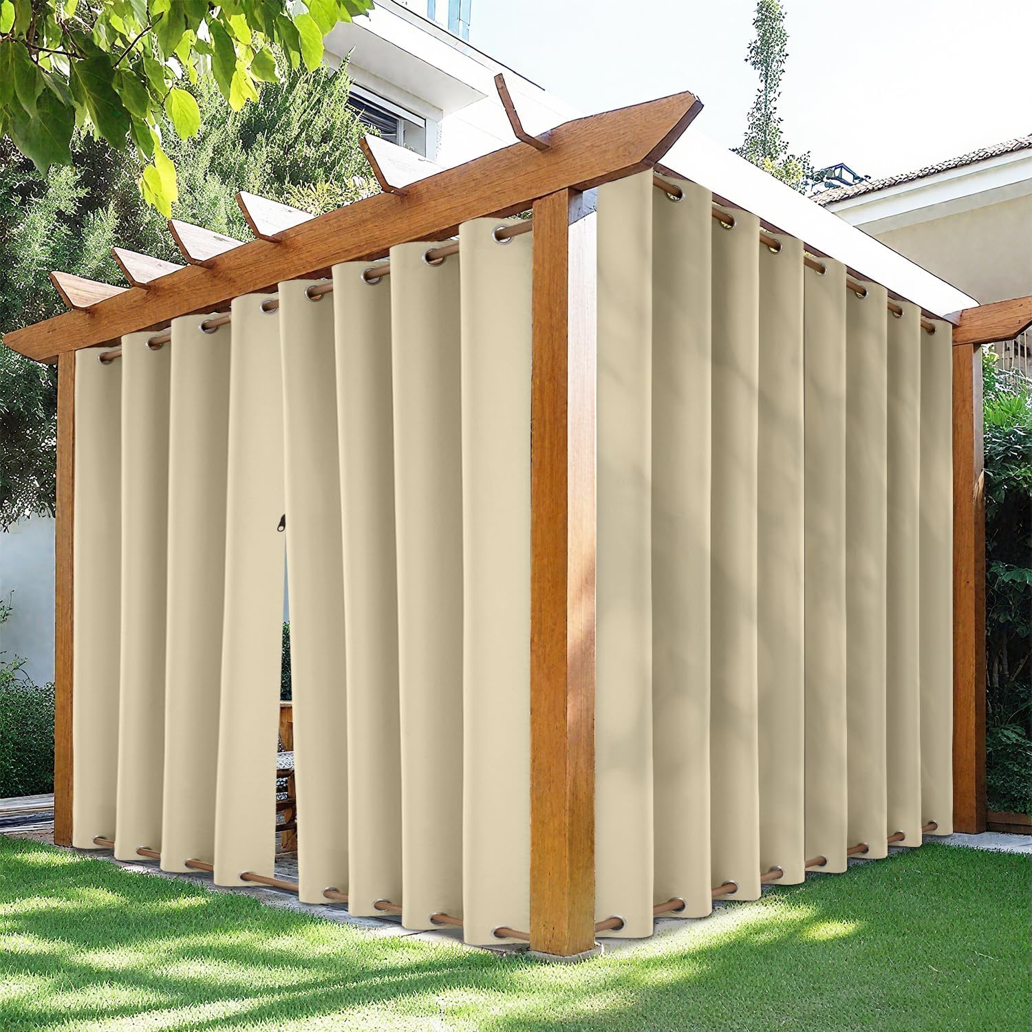 Waterproof Patio Curtains (Black