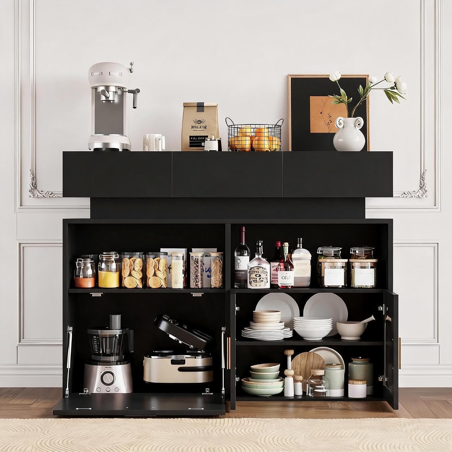 Takywep Coffee Bar Cabinets