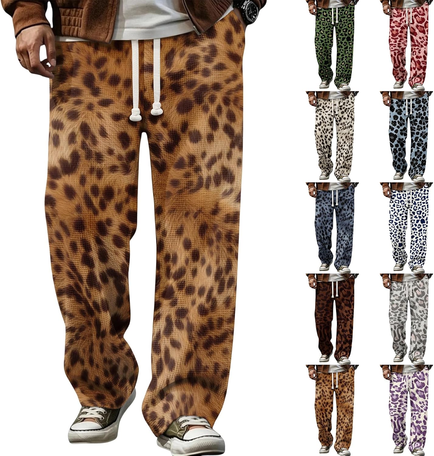 Leopard Vintage Baggy Pants