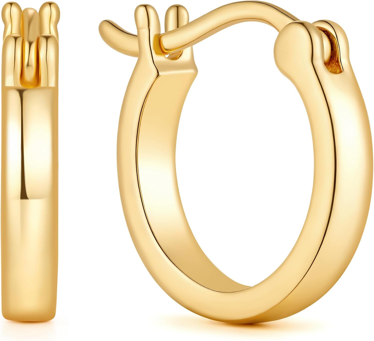 Maodeso 14K Gold Hoop Earrings