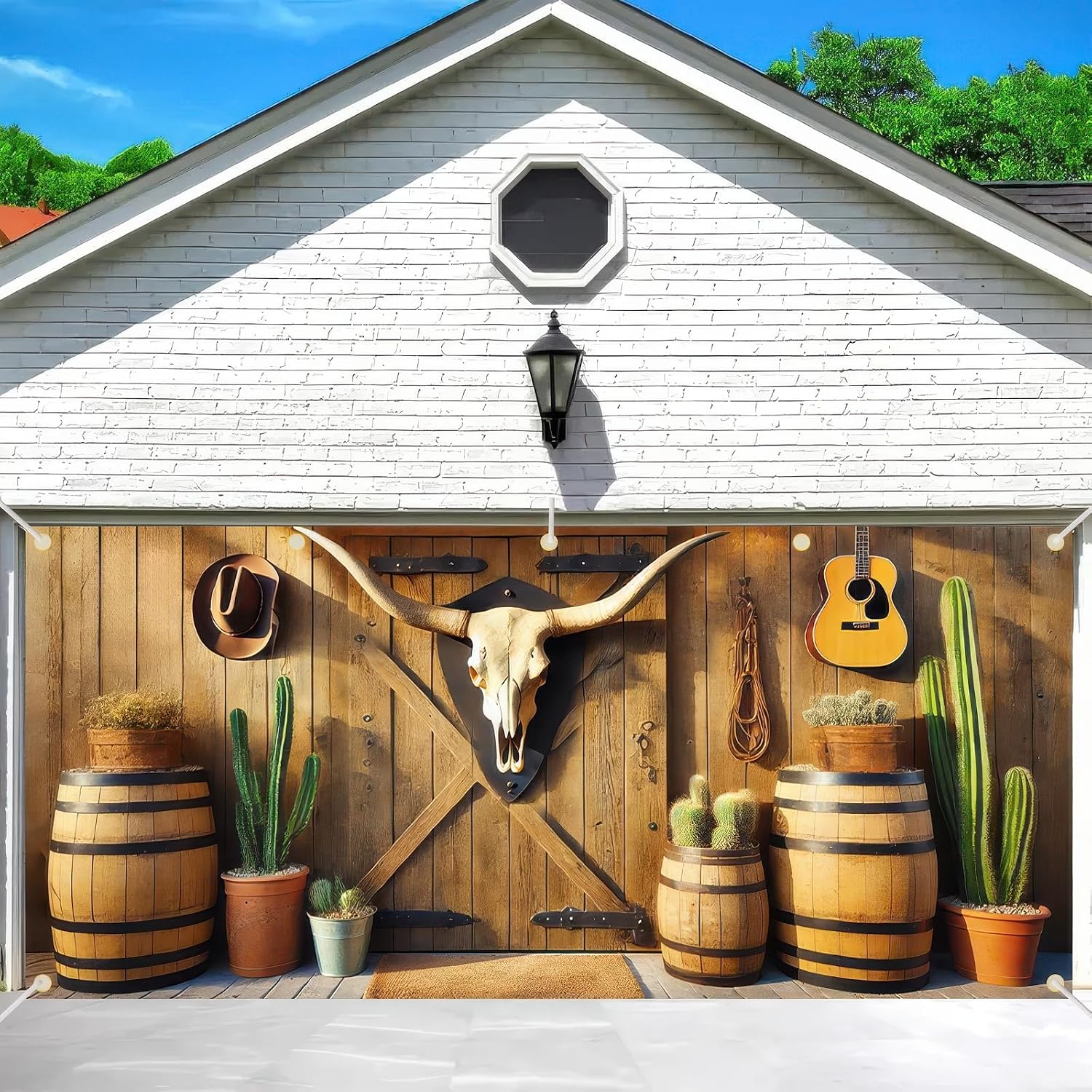 BlissYard Western Barn Door Banners