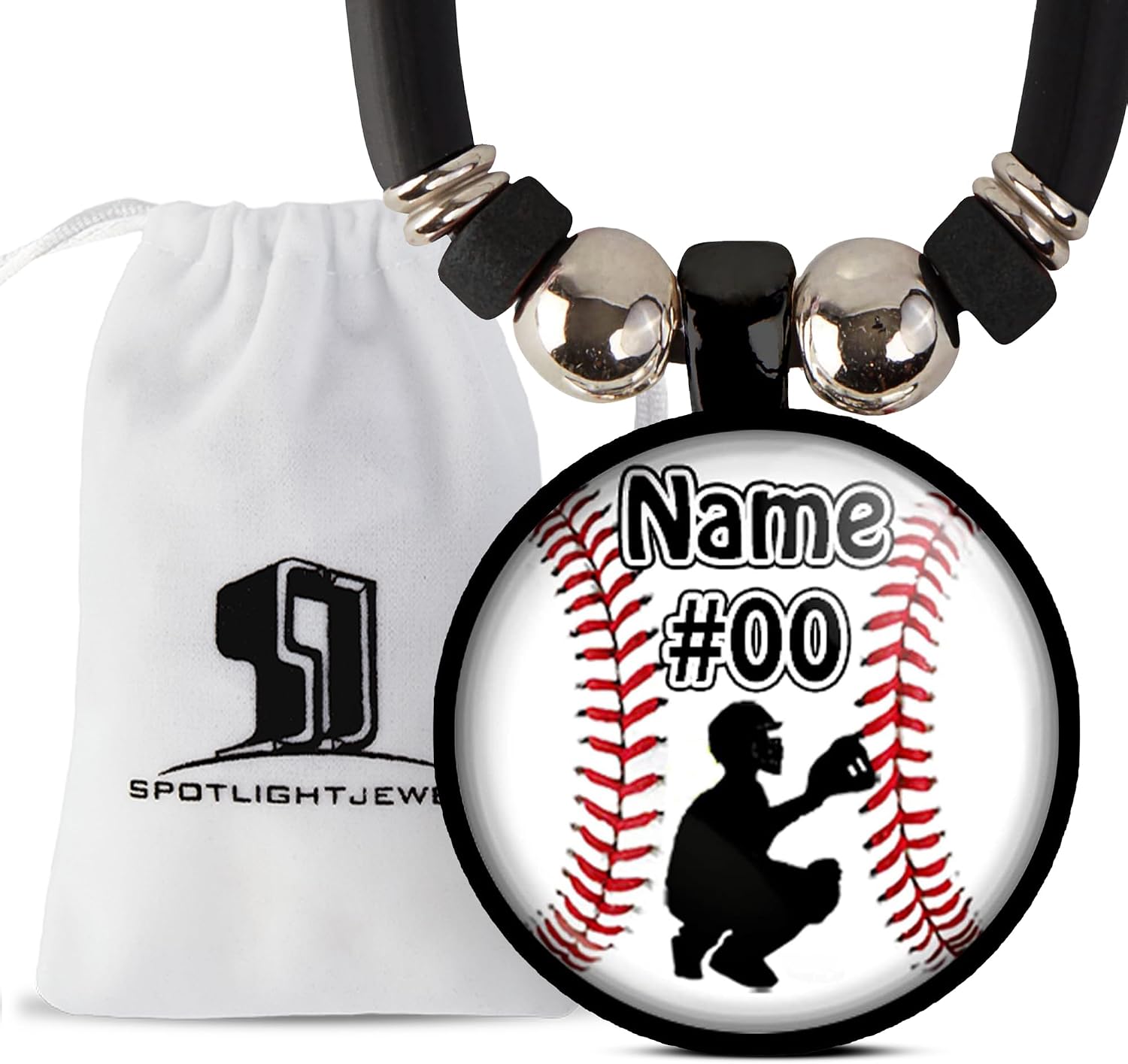 Personalized Baseball Necklaces