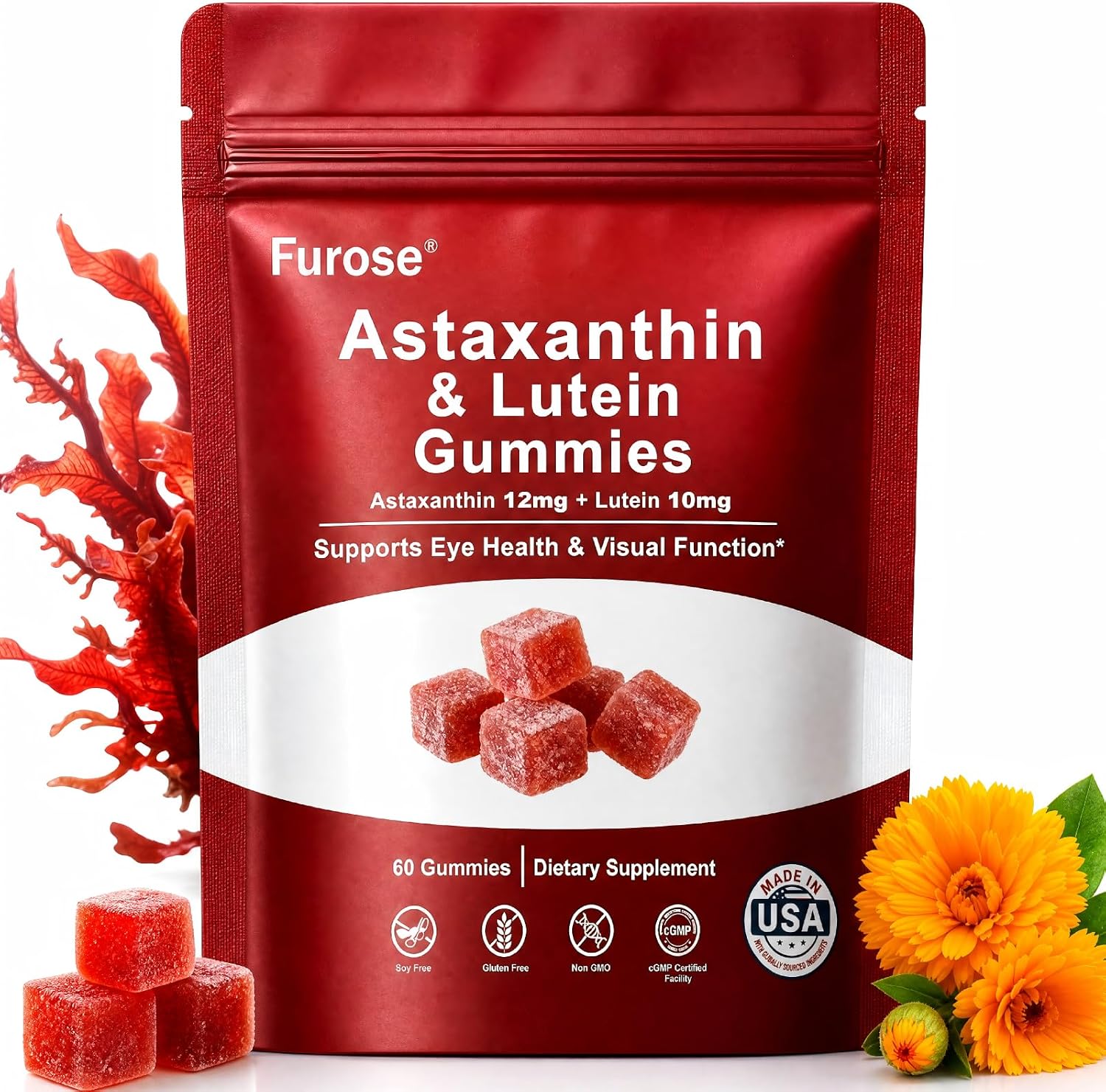 Astaxanthin Lutein Eye Wellness Gummies