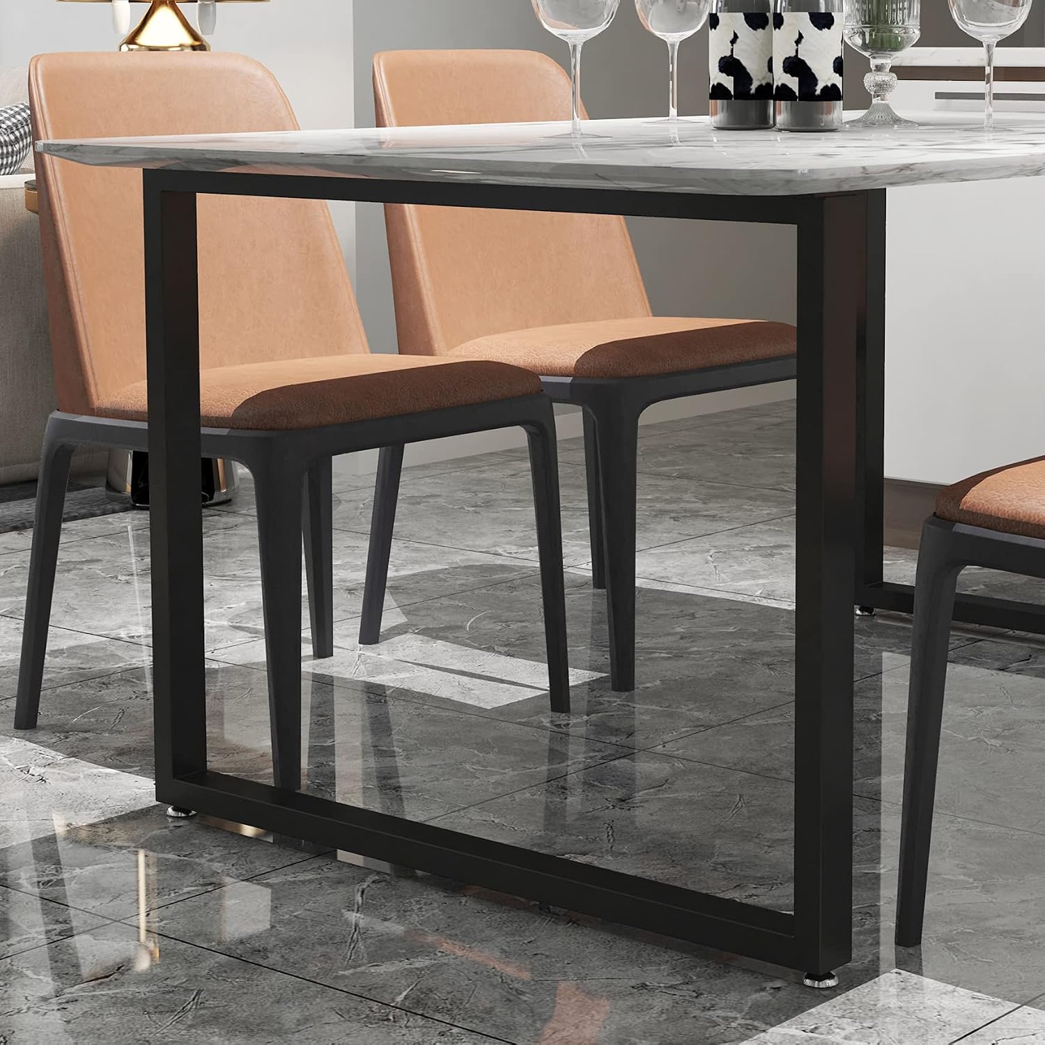 HOMEKAYT Metal Table Legs