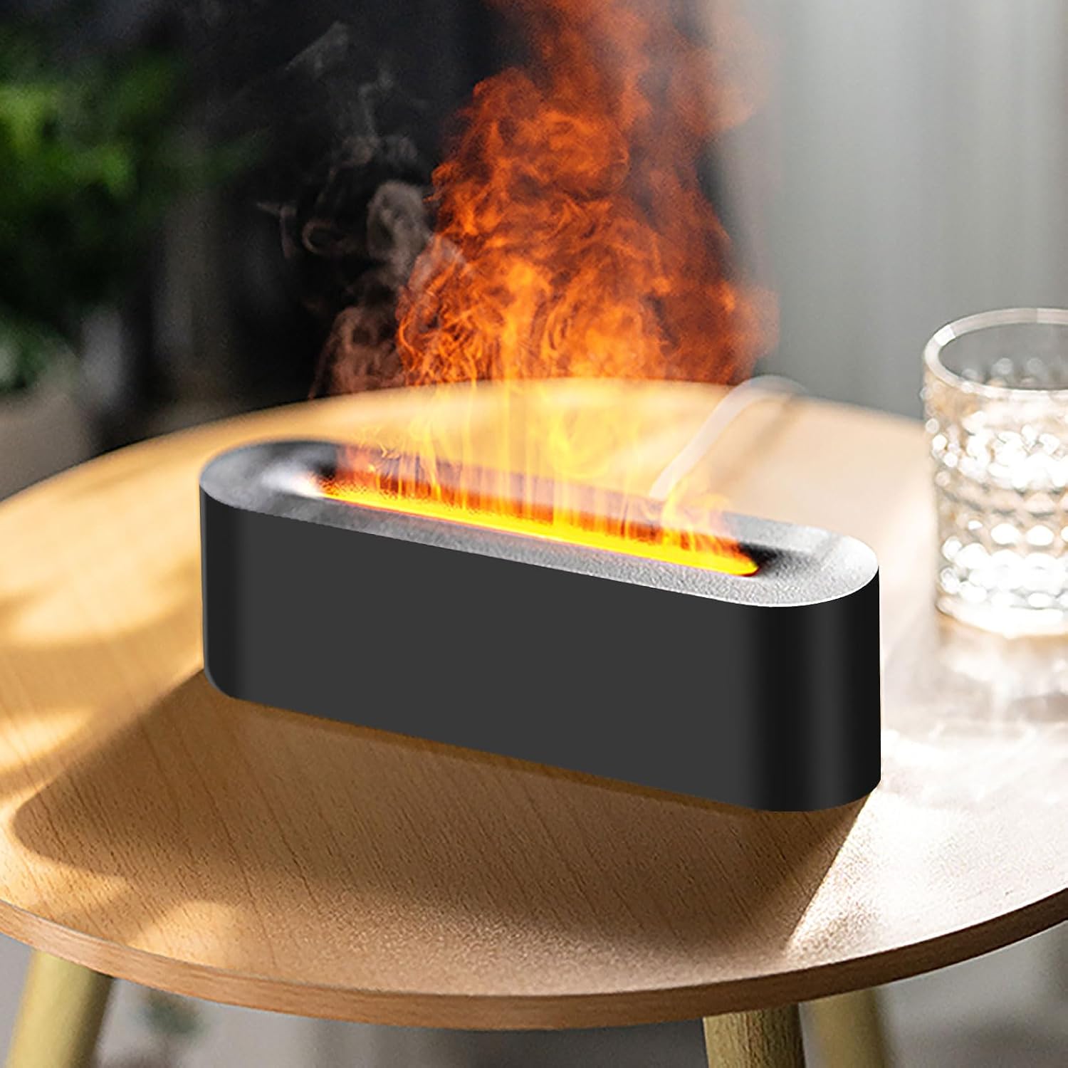 Flame Essential Oil Diffusers (Black