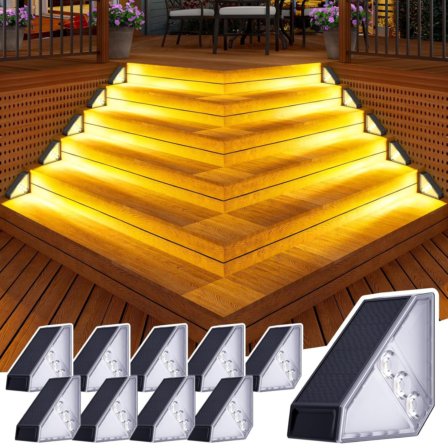JSOT Solar Step Lights